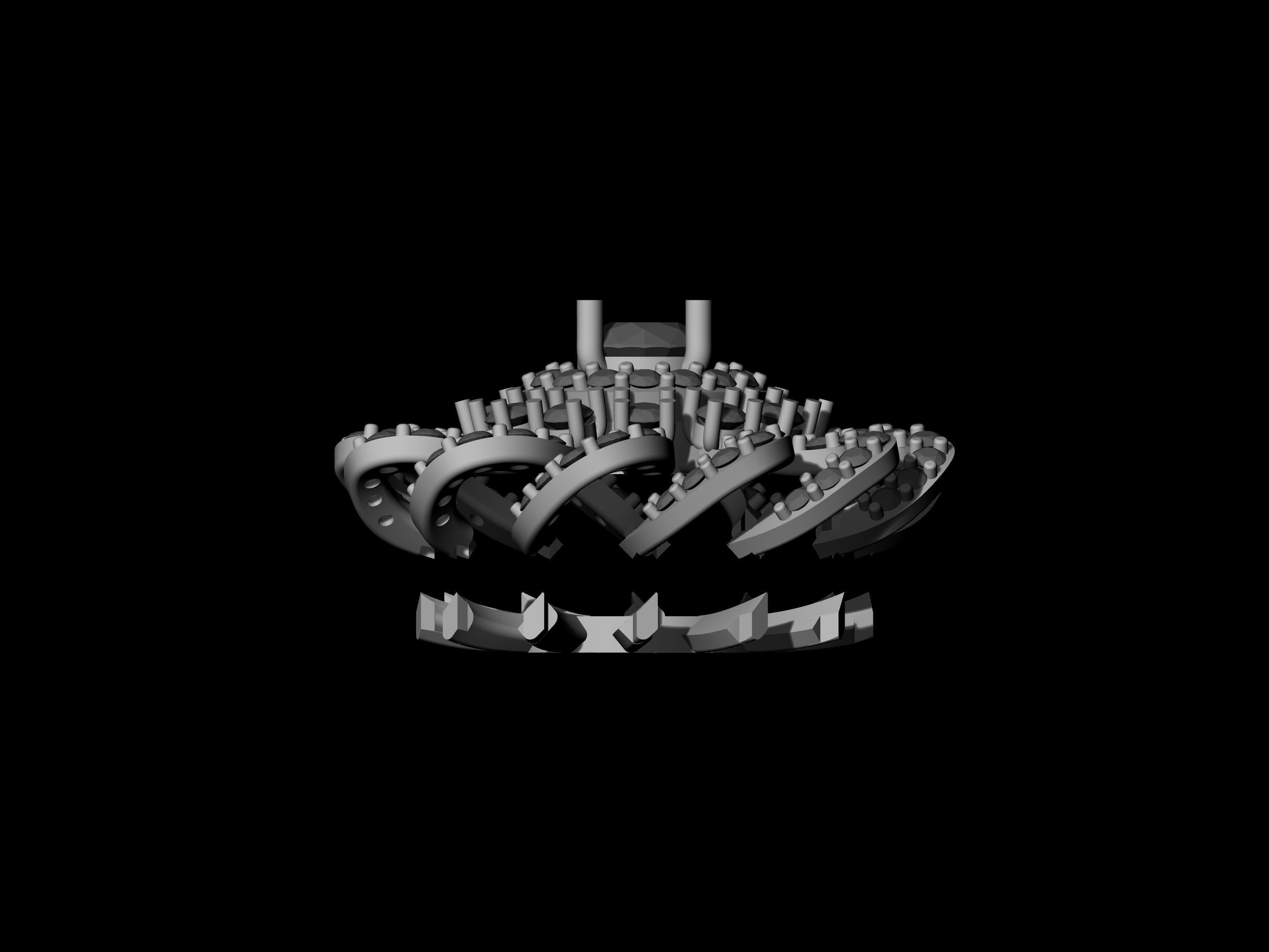 Earring Tops 3D print model_14