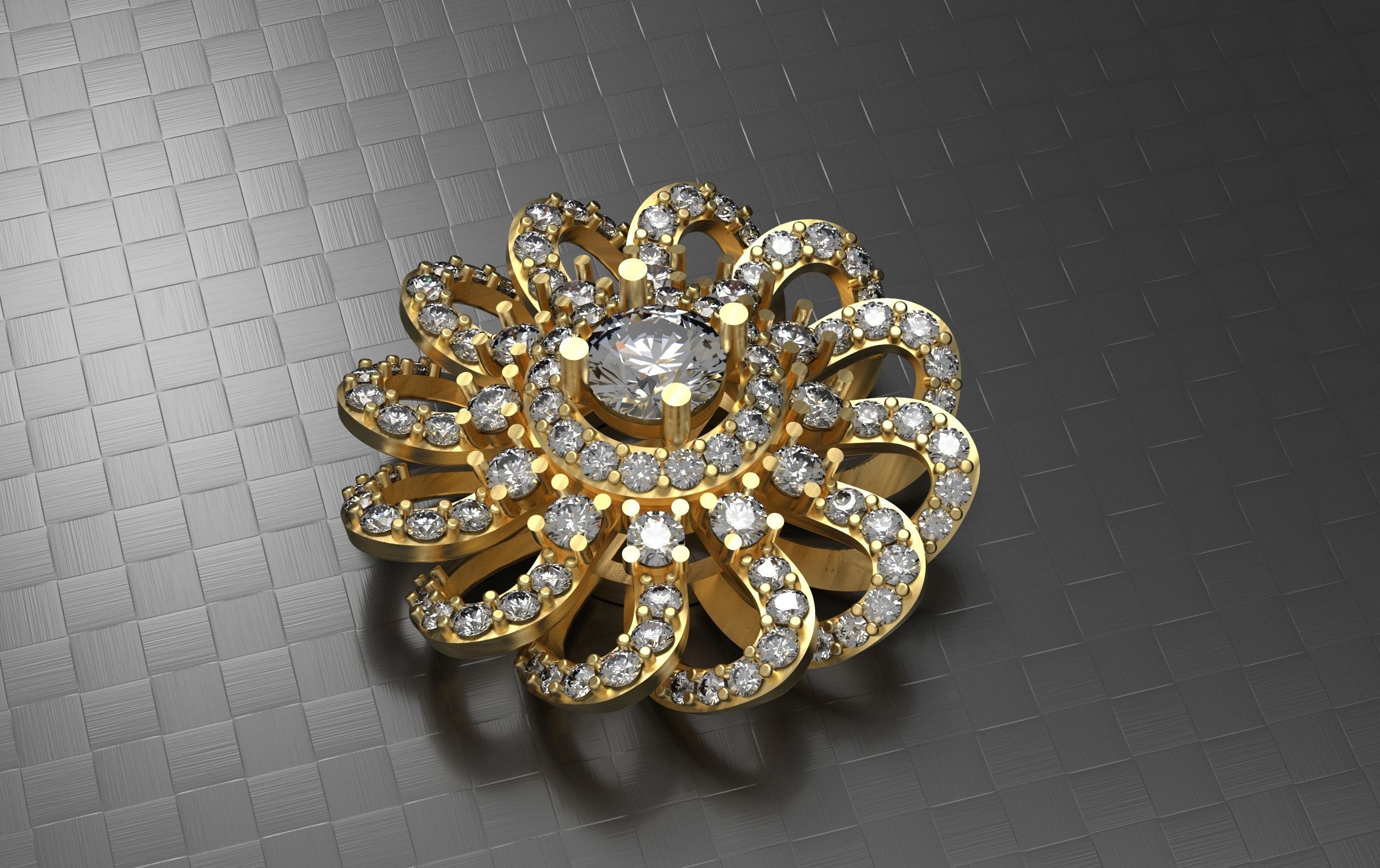 Earring Tops 3D print model_4