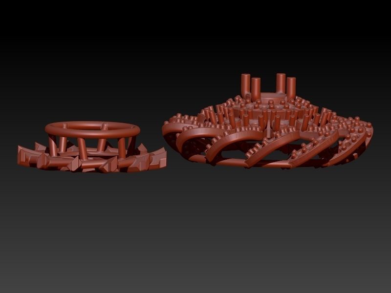 Earring Tops 3D print model_24