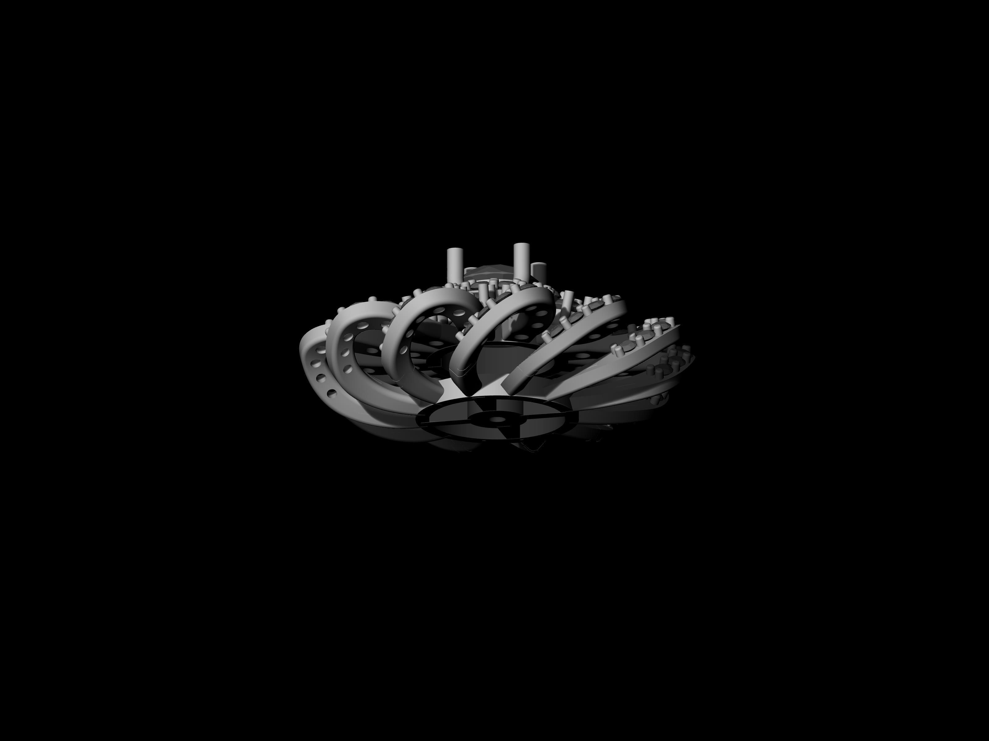 Earring Tops 3D print model_9