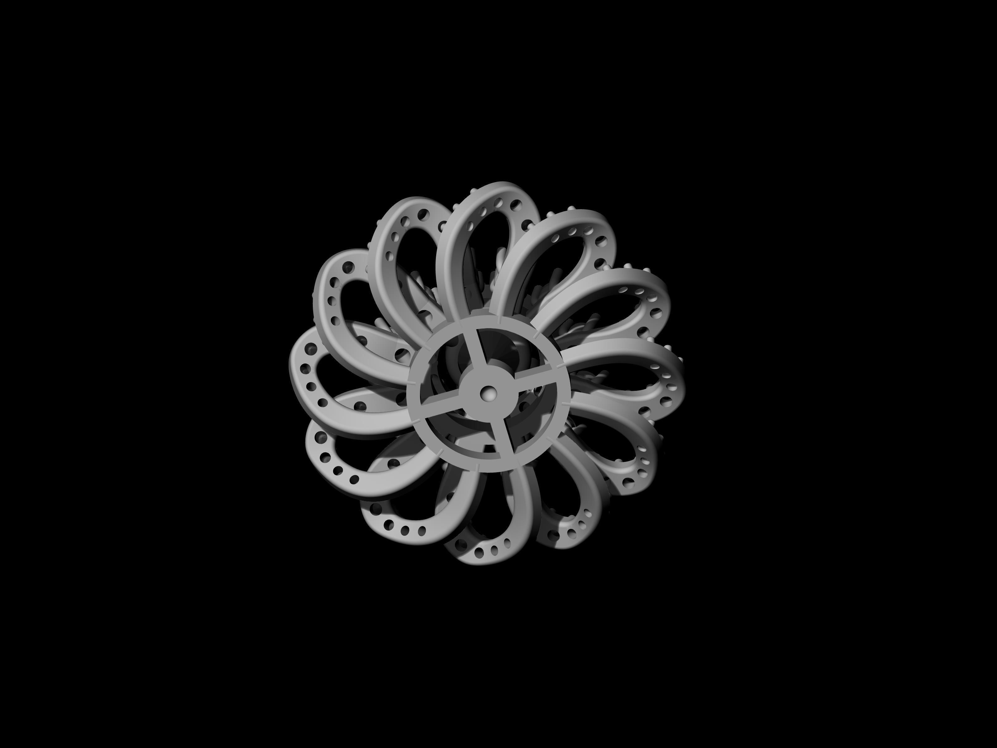 Earring Tops 3D print model_12