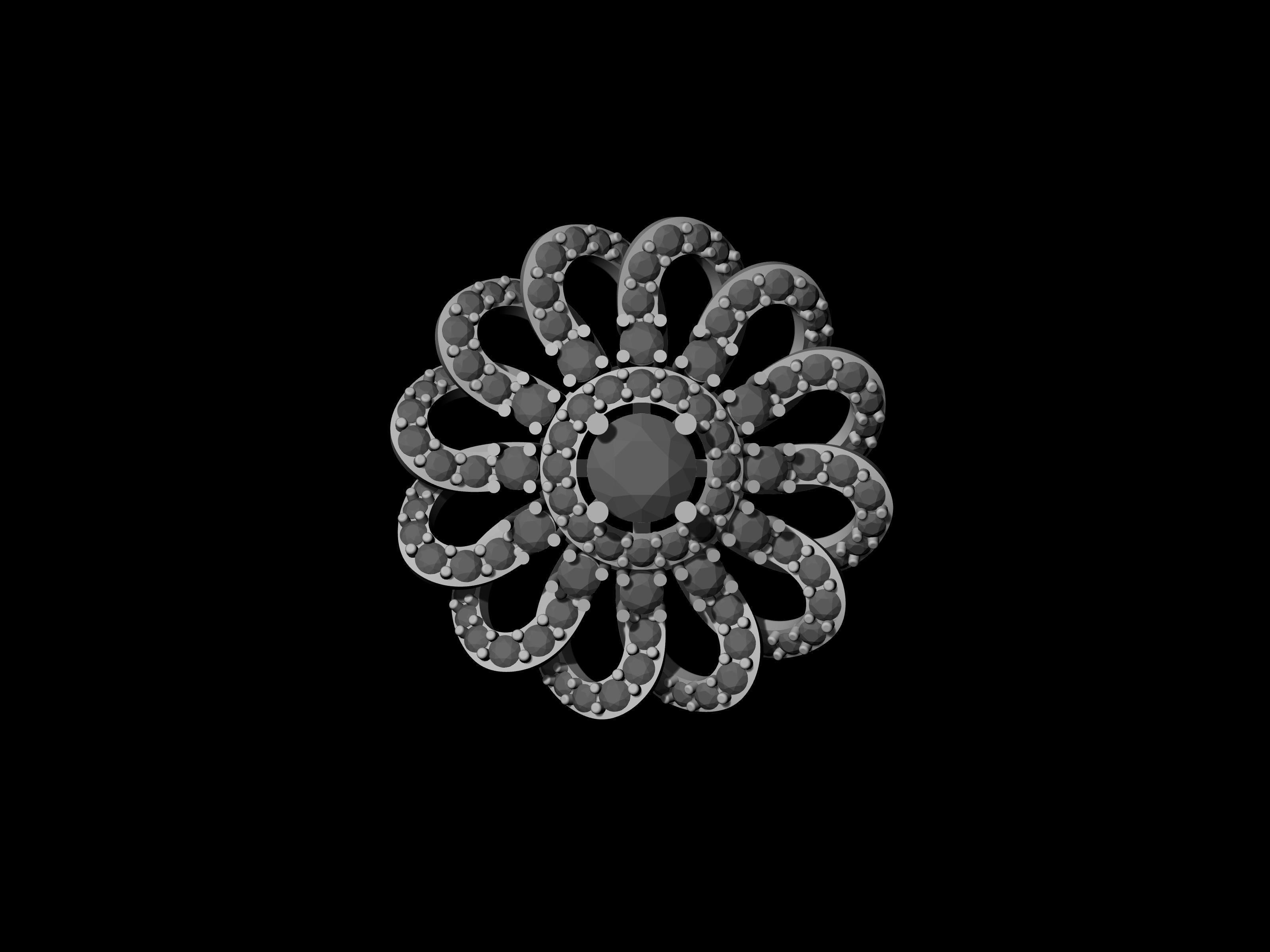 Earring Tops 3D print model_21