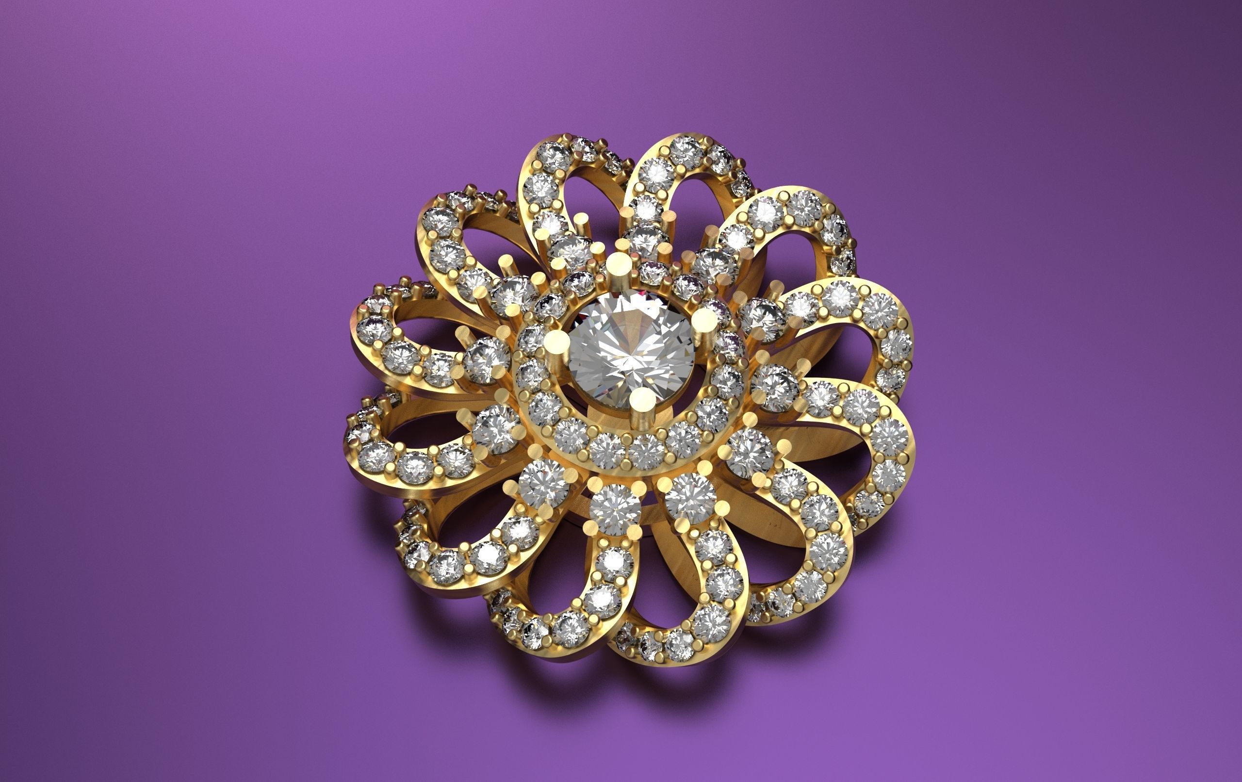 Earring Tops 3D print model_6