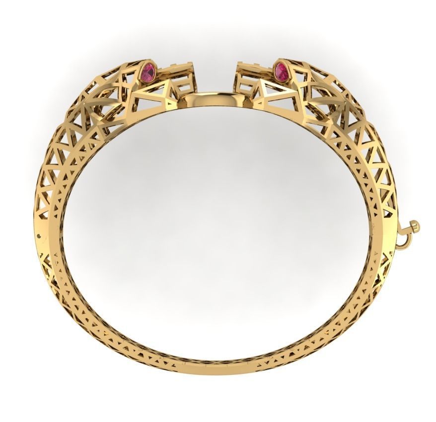 Panther Bracelet 3d print model 3D print model_1