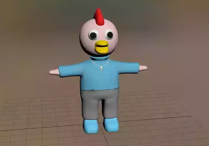 Cartoon Chicken Q edition cute doll design cartoon character