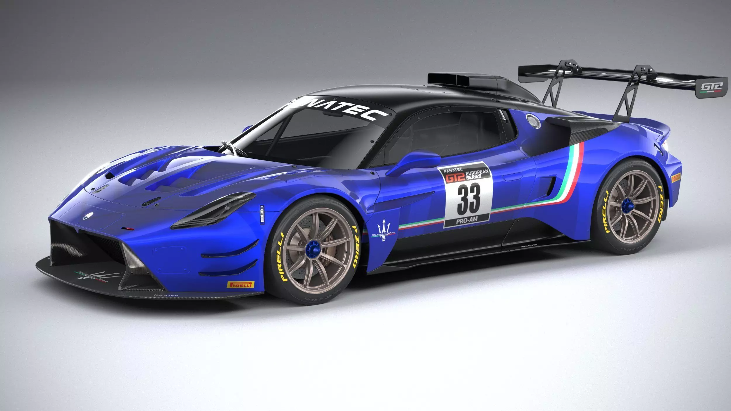 Maserati GT2 Racecar 2023 3D model_0