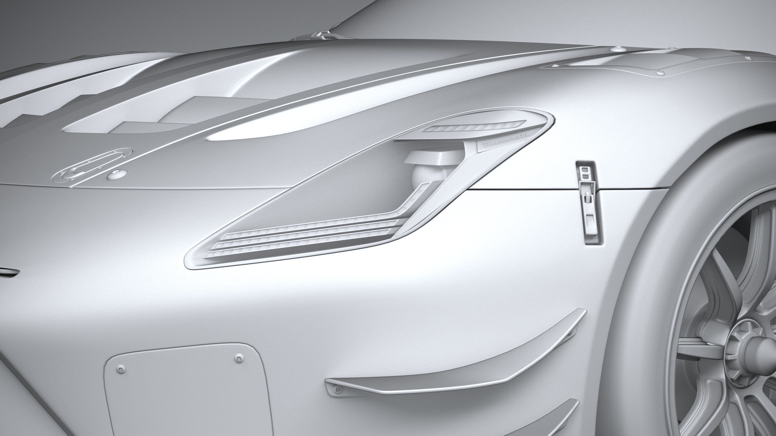 Maserati GT2 Racecar 2023 3D model_23