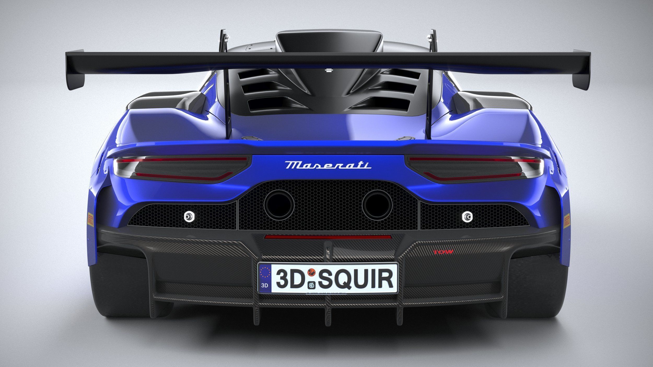 Maserati GT2 Racecar 2023 3D model_4