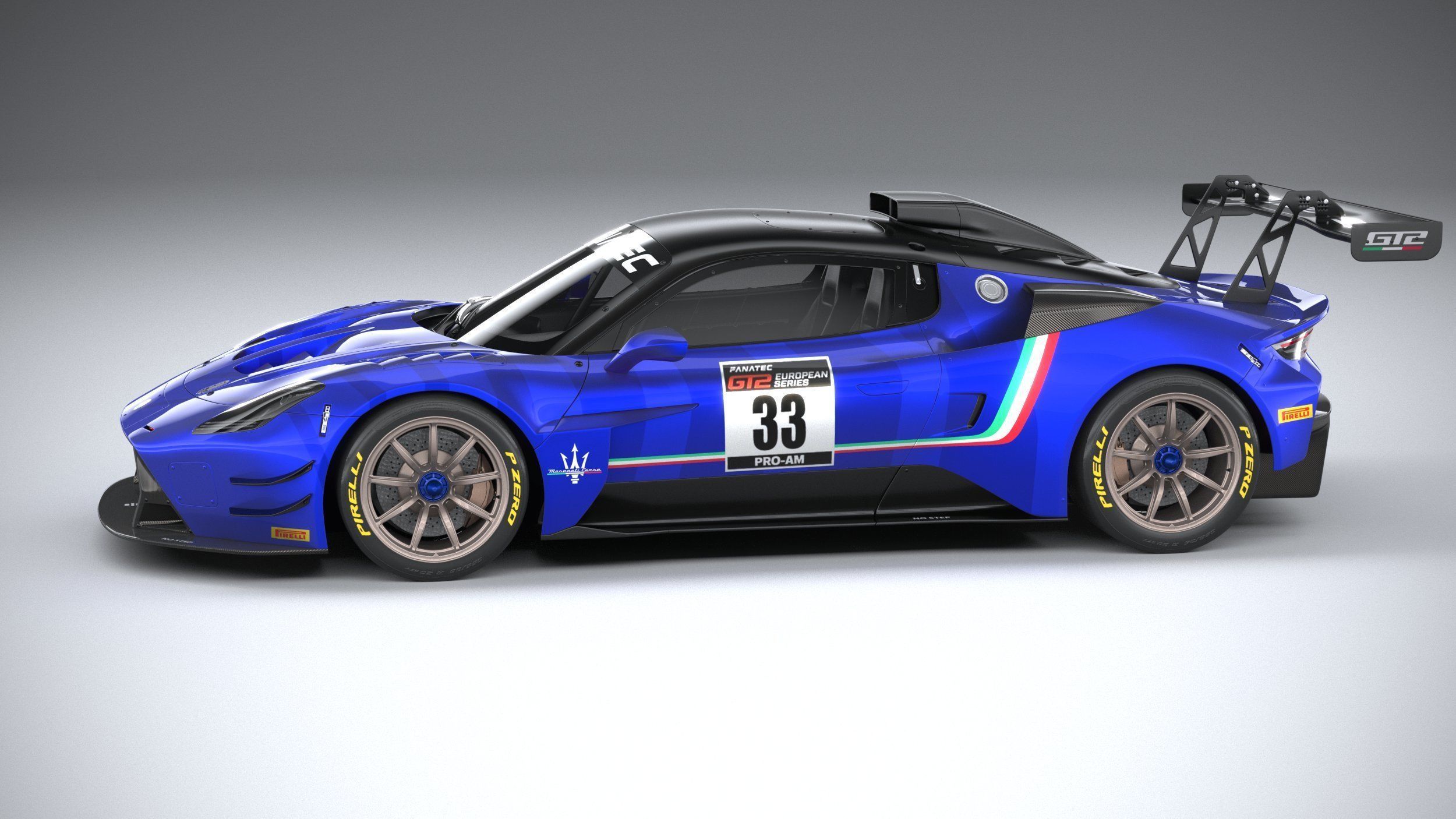 Maserati GT2 Racecar 2023 3D model_8