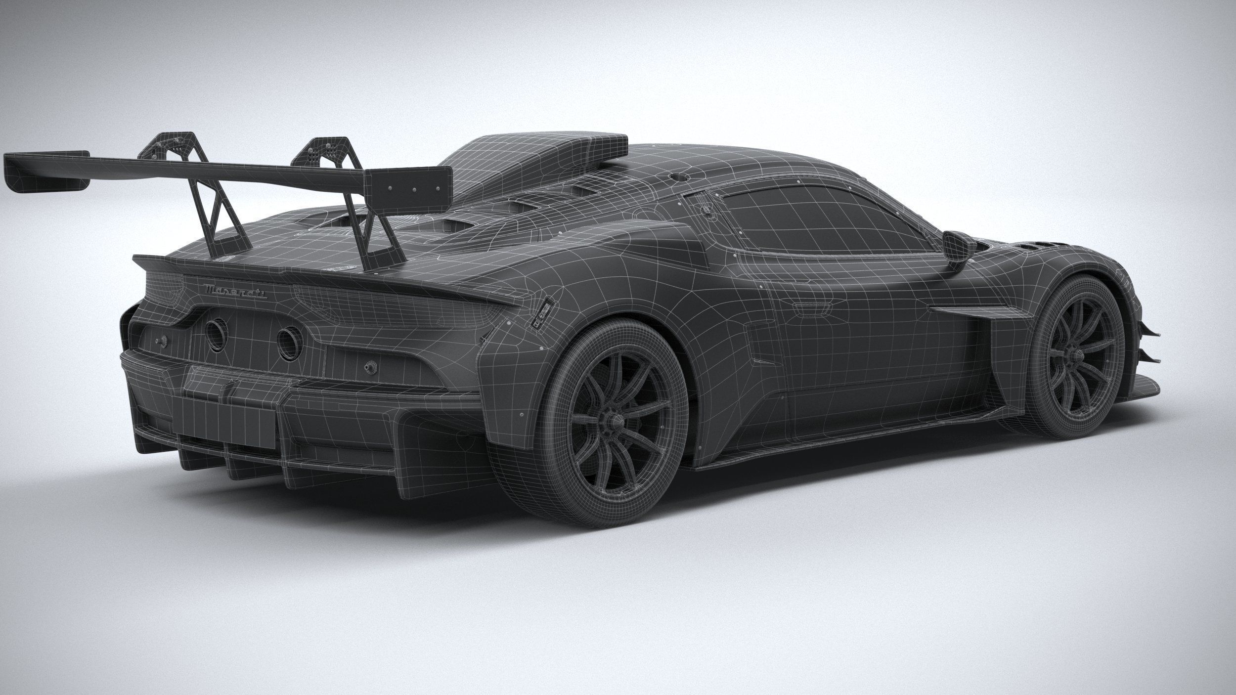 Maserati GT2 Racecar 2023 3D model_29