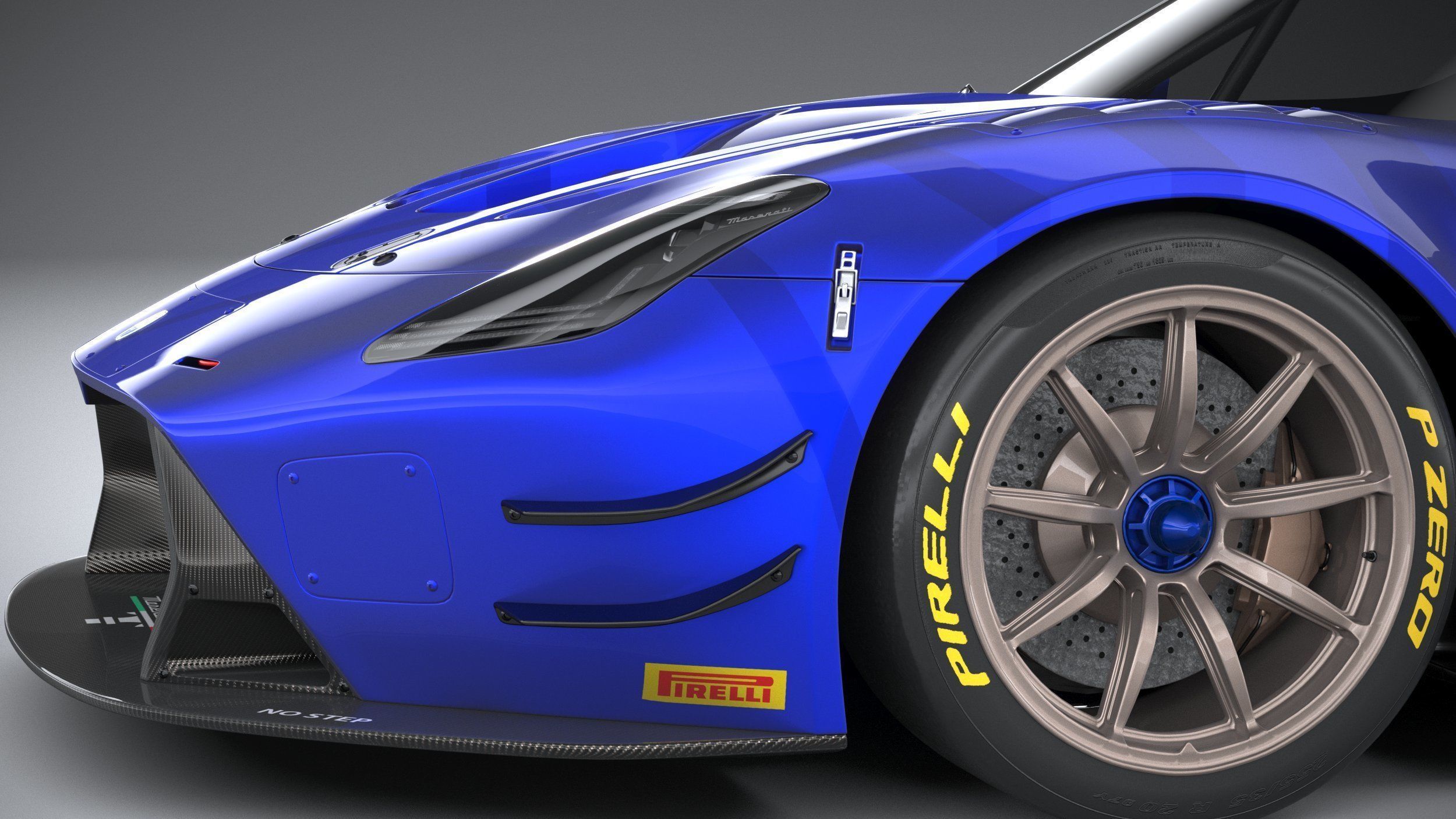 Maserati GT2 Racecar 2023 3D model_3
