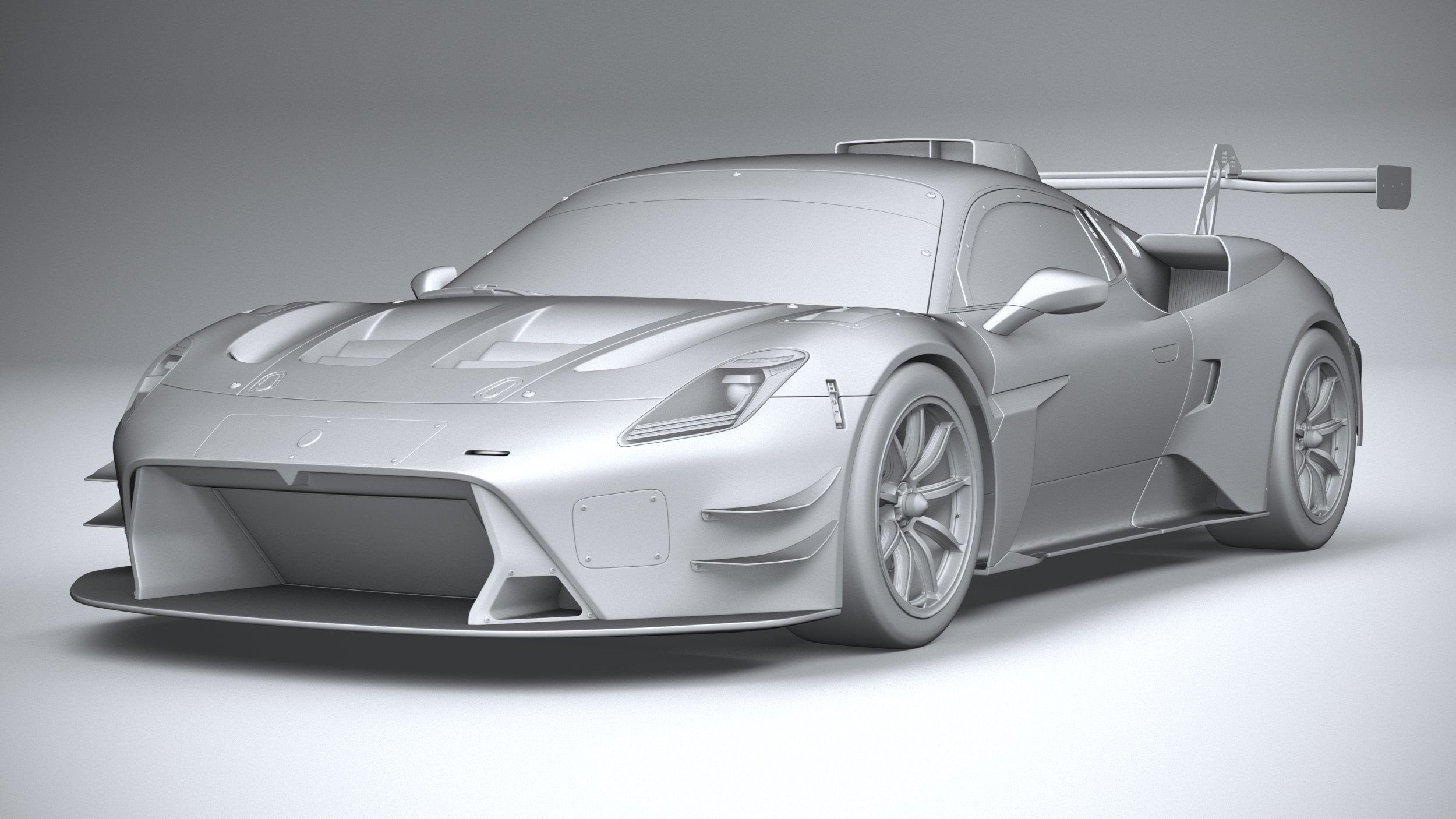 Maserati GT2 Racecar 2023 3D model_20