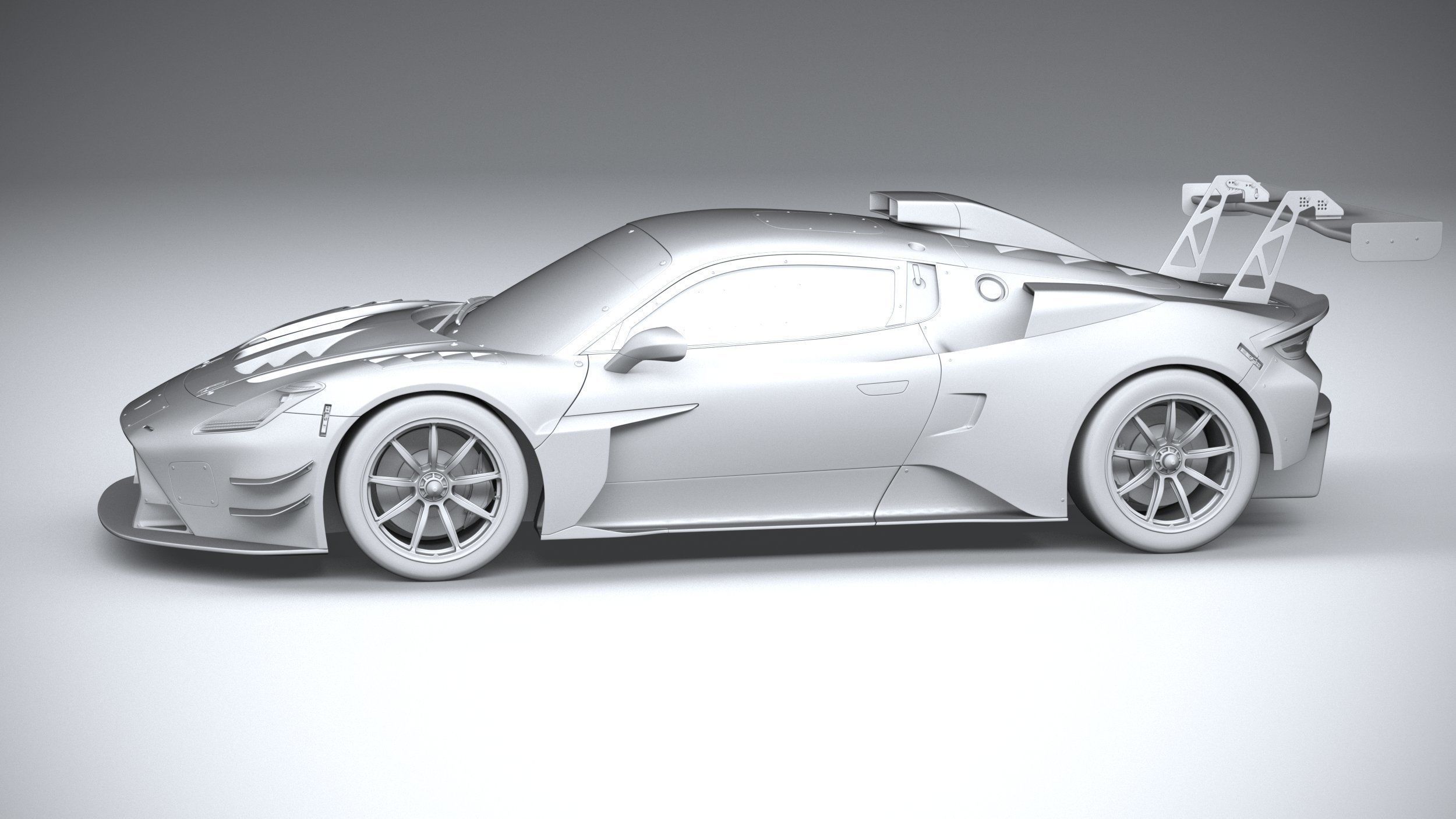 Maserati GT2 Racecar 2023 3D model_22