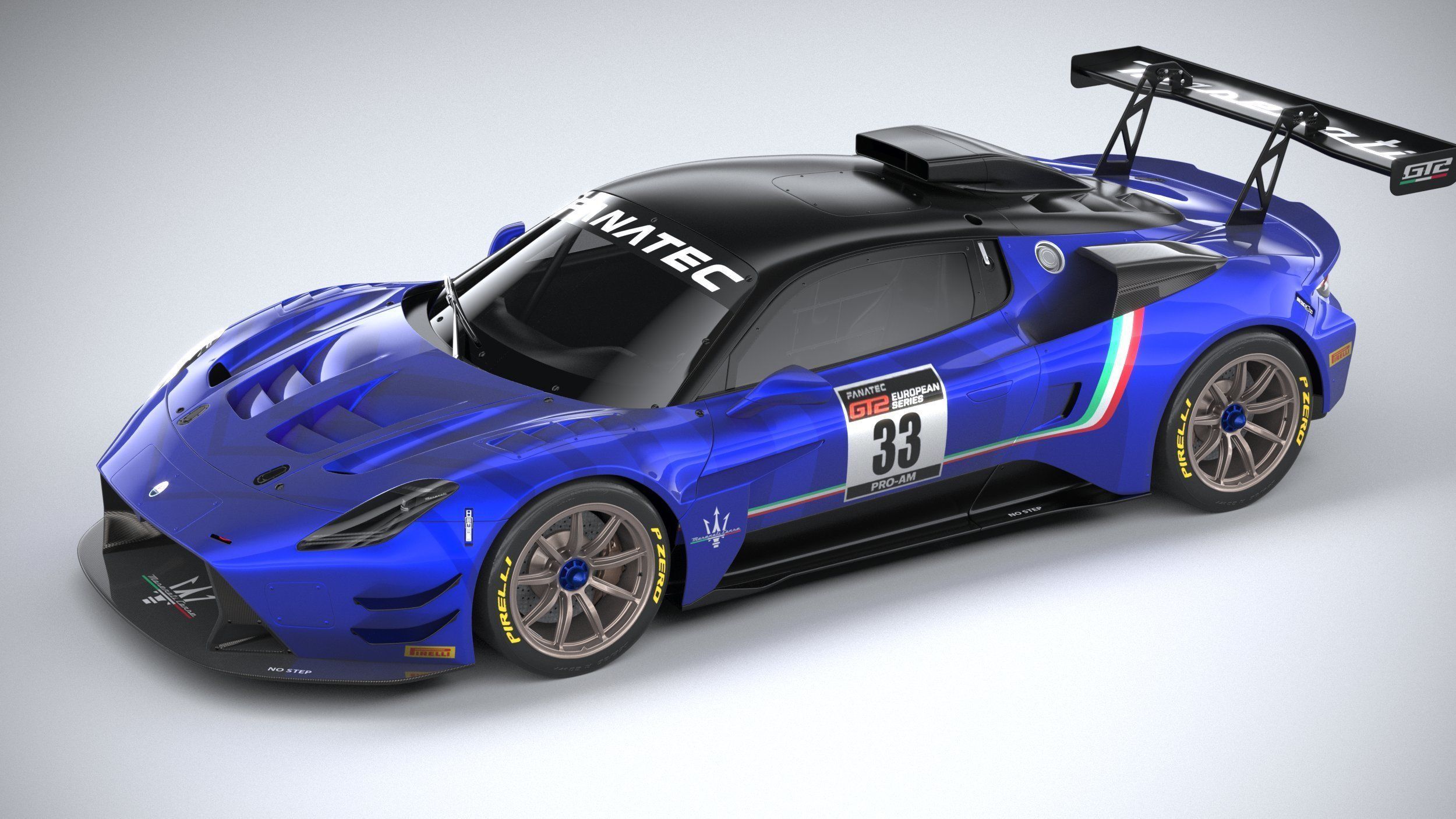 Maserati GT2 Racecar 2023 3D model_7