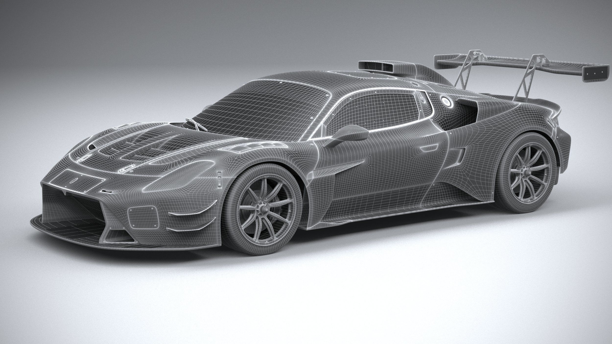 Maserati GT2 Racecar 2023 3D model_26