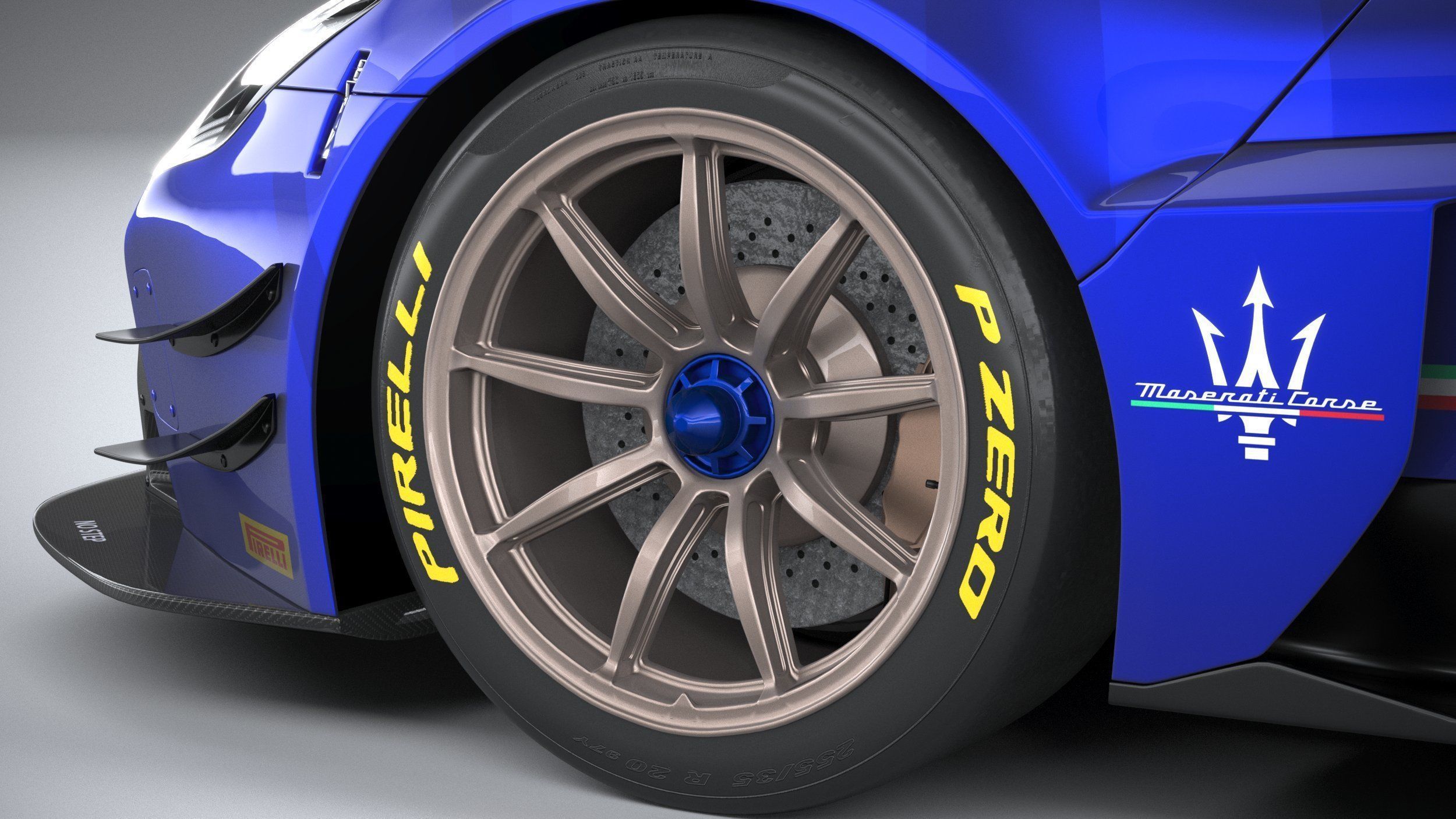 Maserati GT2 Racecar 2023 3D model_16