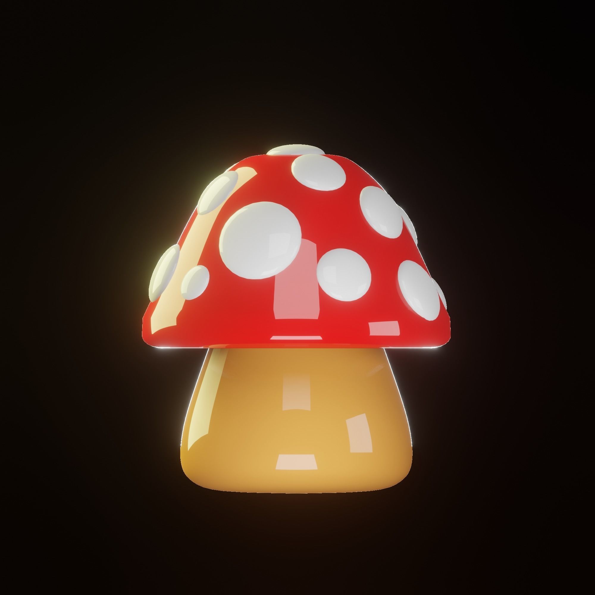Mushroom 3D model_2