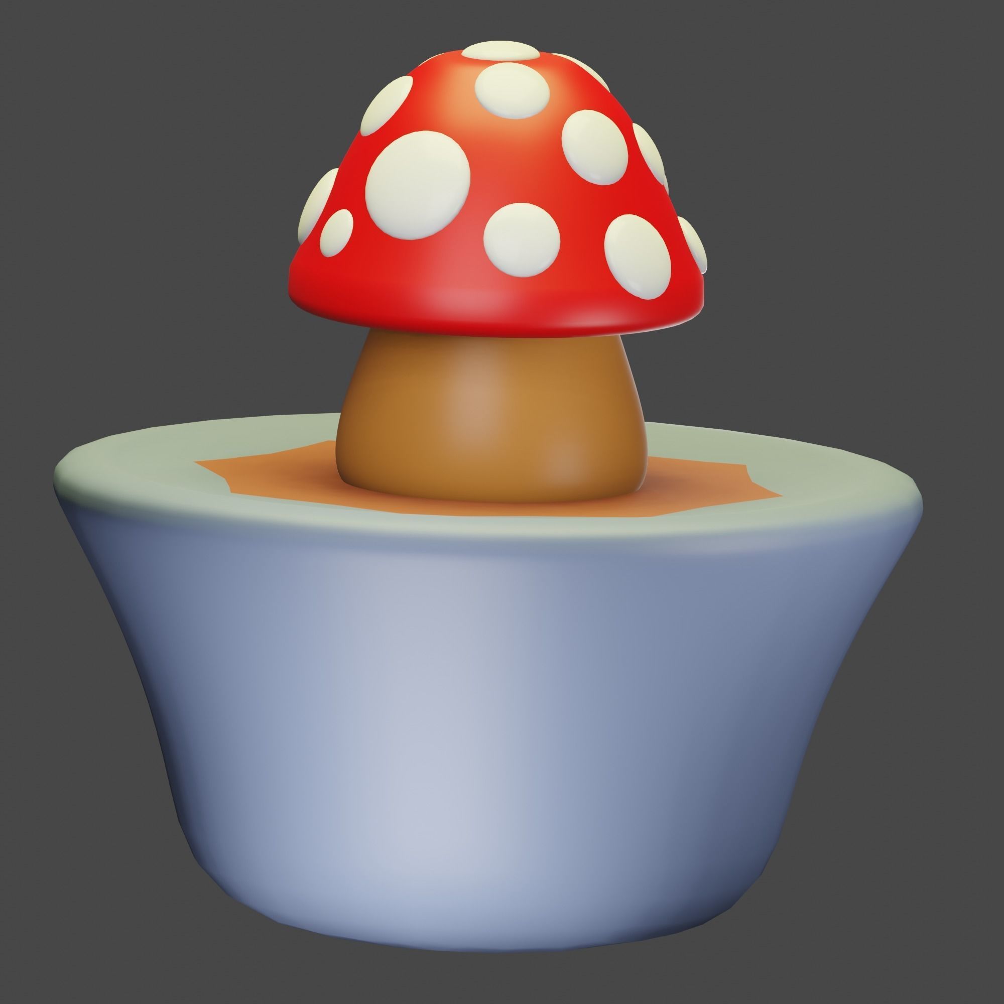 Mushroom 3D model_1