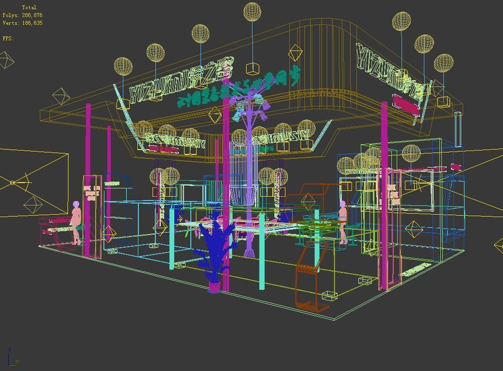 Exhibition - Area - 12X9-3DMAX2010-01 3D model_2