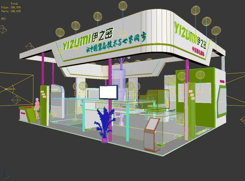 Exhibition - Area - 12X9-3DMAX2010-01 3D model_3