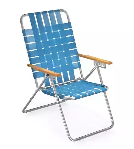 Outdoor Folding Lounge Chair - 3D Model