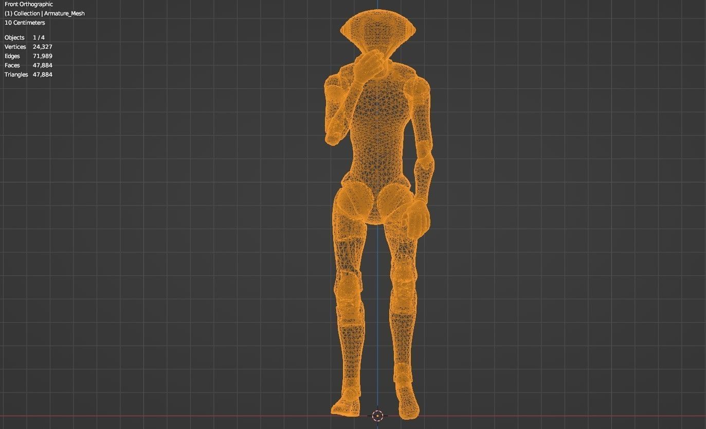 Moonwalk Animated 3D Model 3D model_2