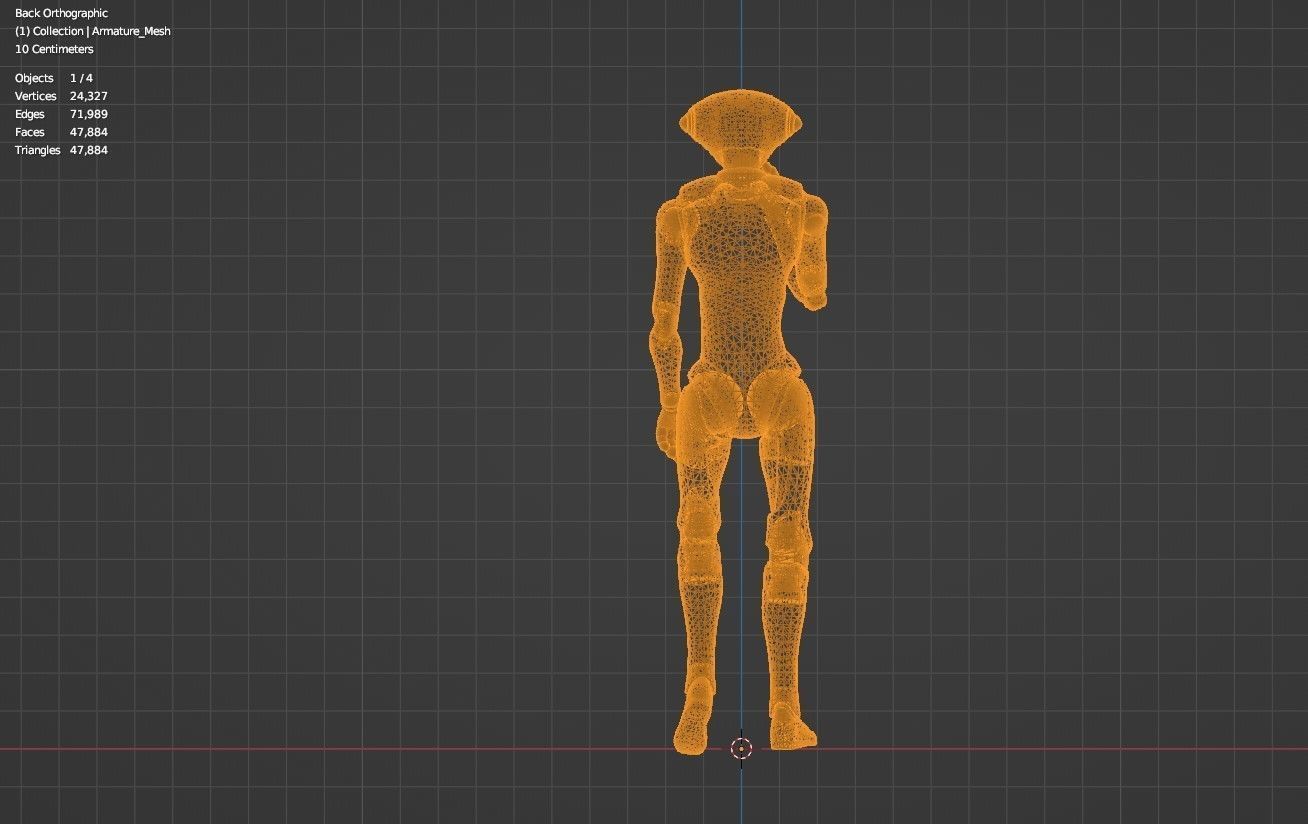 Moonwalk Animated 3D Model 3D model_3