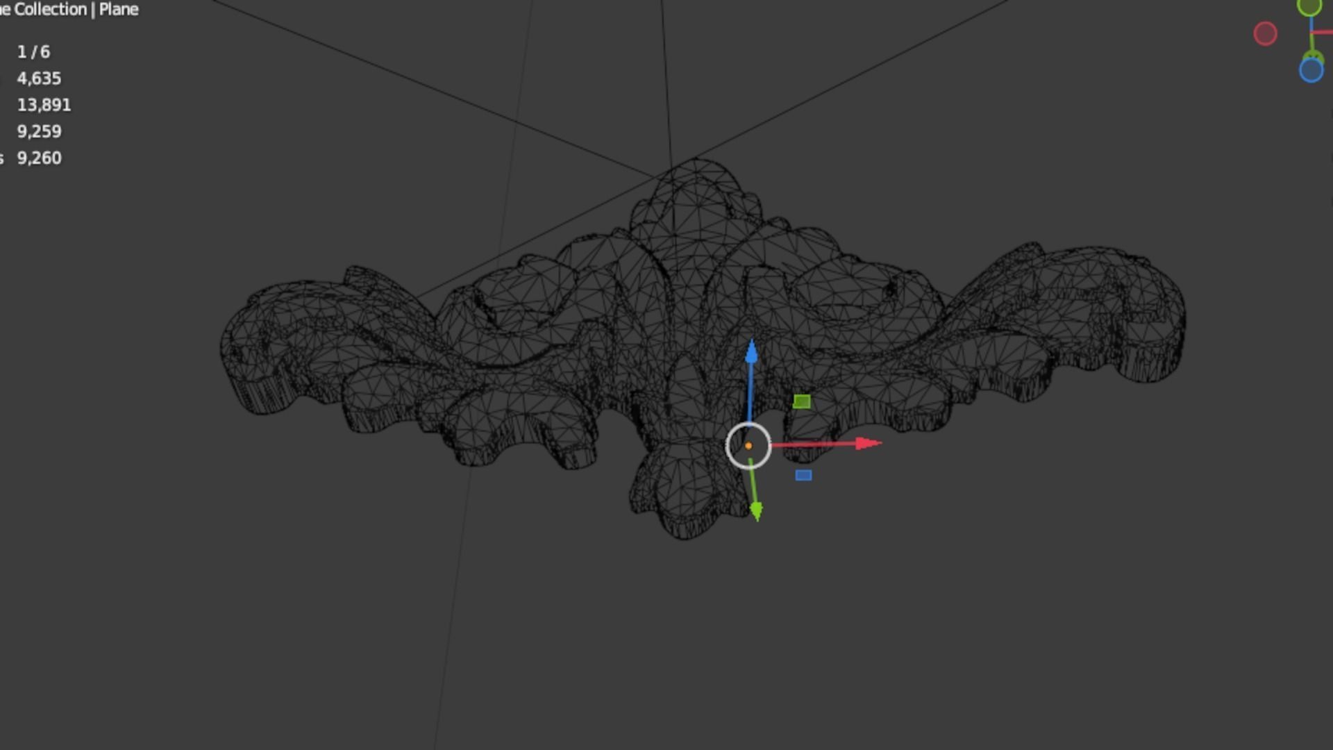 Classic carved decor ornament 342 3D model_7