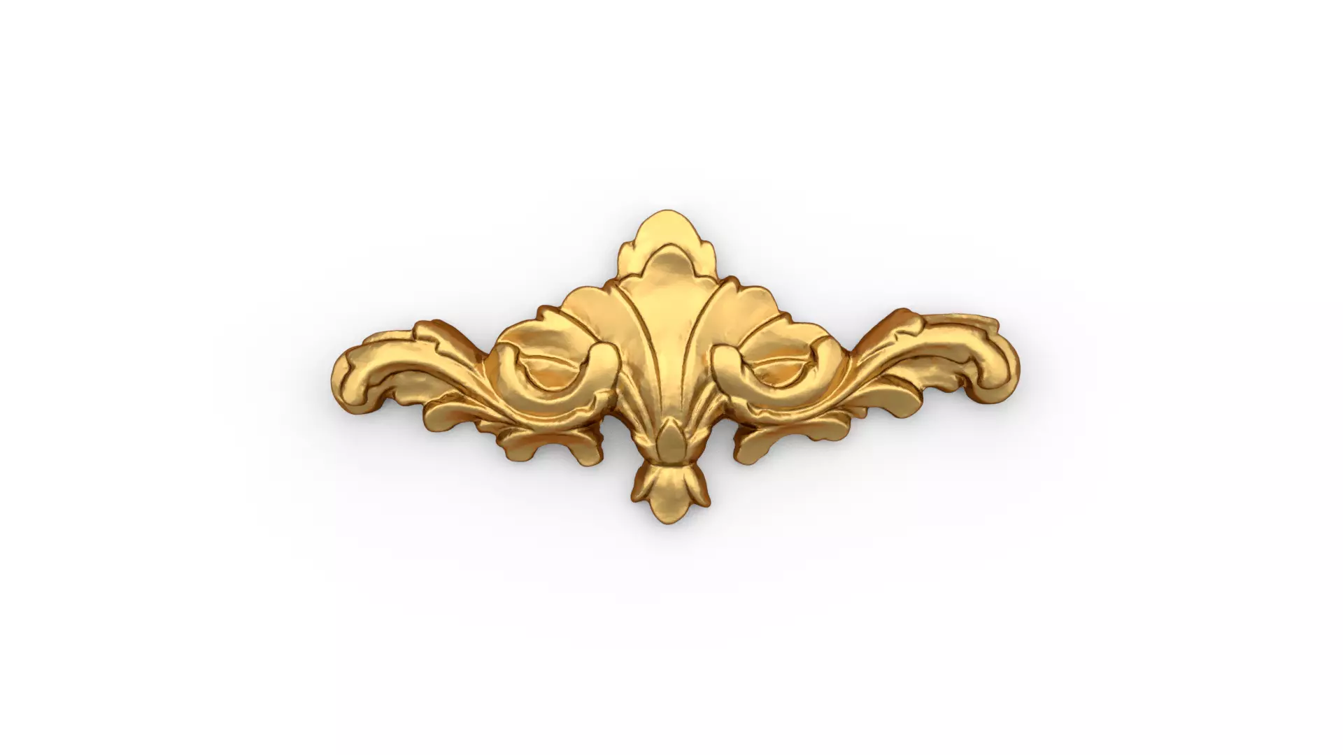 Classic carved decor ornament 342 3D model_0
