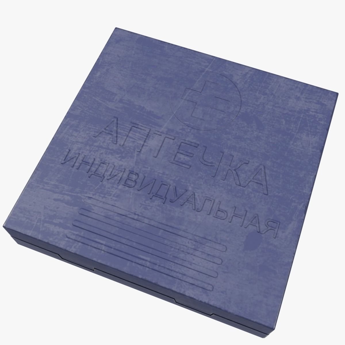 AI-2 first aid kit Low-poly 3D model_10