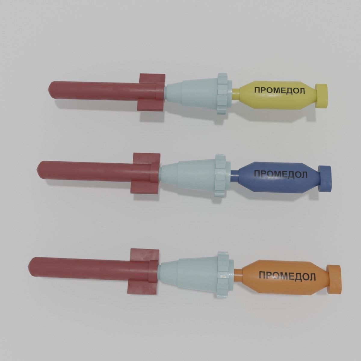 AI-2 first aid kit Low-poly 3D model_18