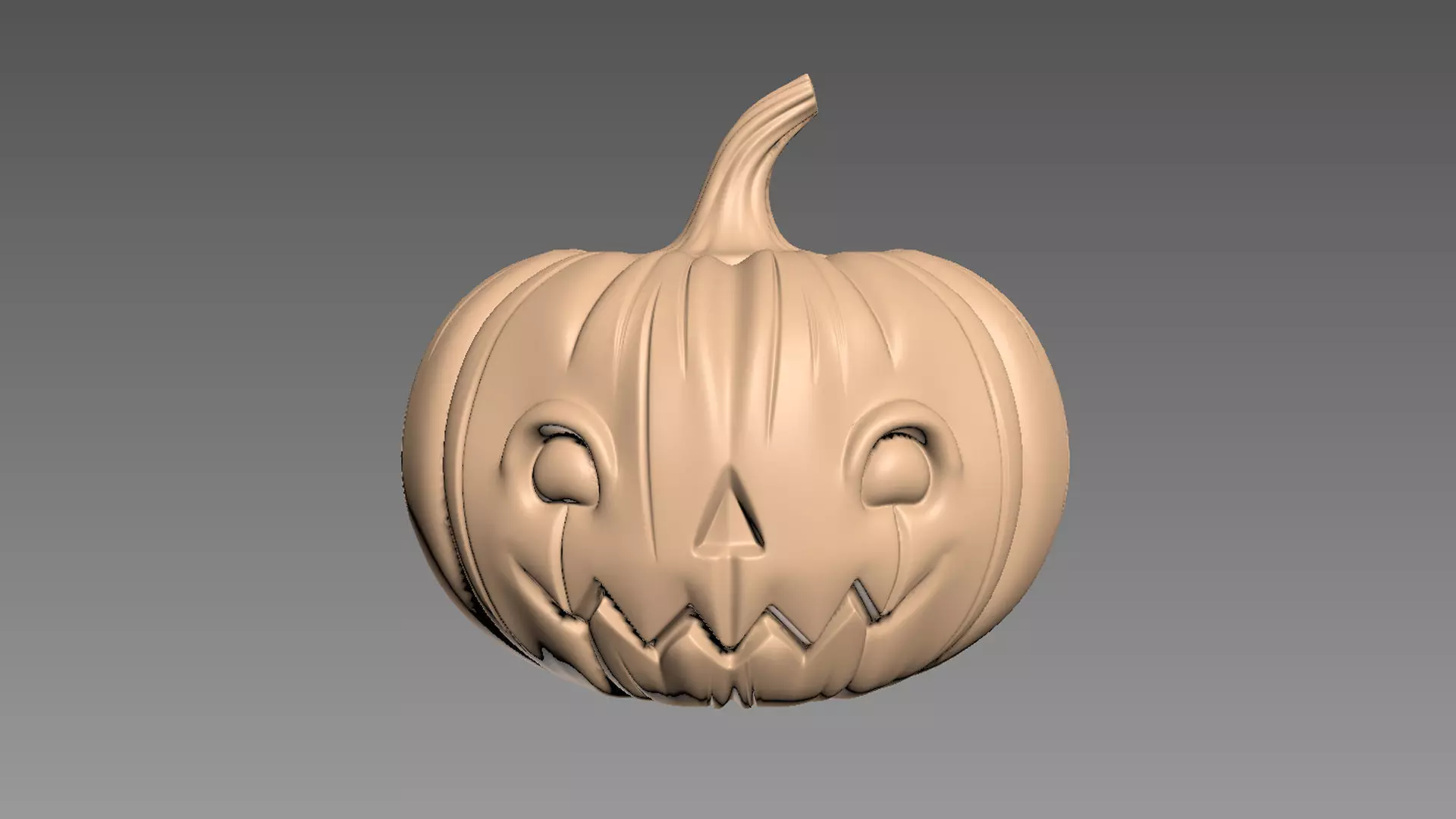 Pumpkin Halloween 3D print model_0