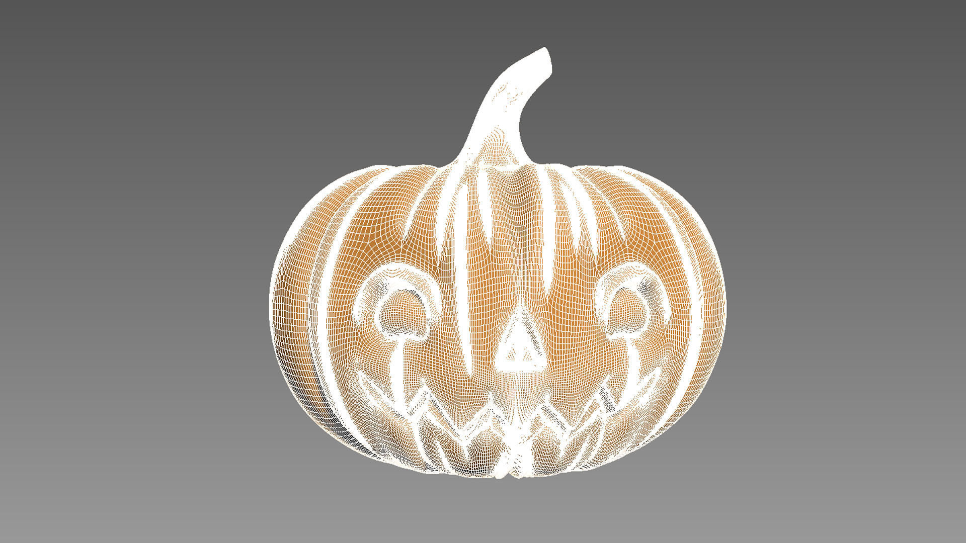Pumpkin Halloween 3D print model_10