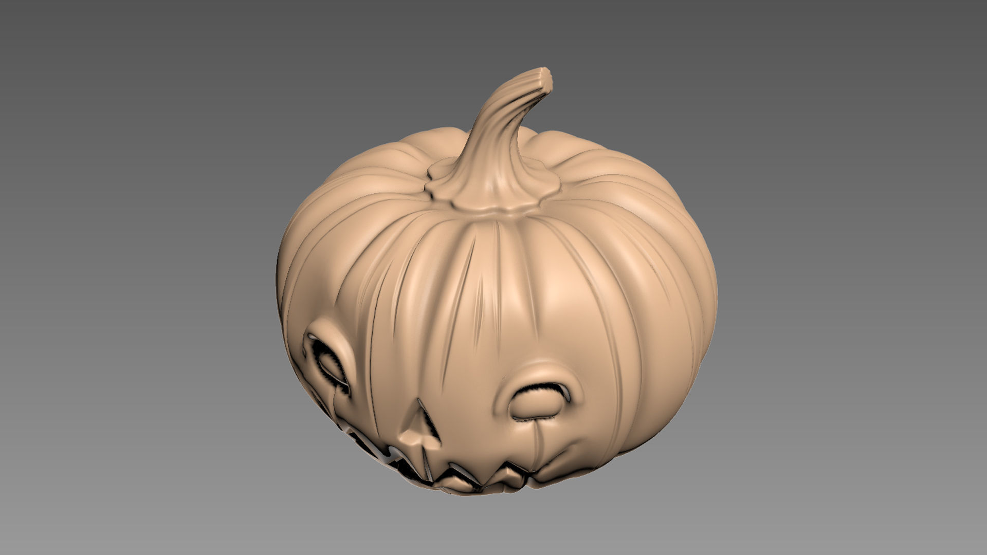 Pumpkin Halloween 3D print model_8