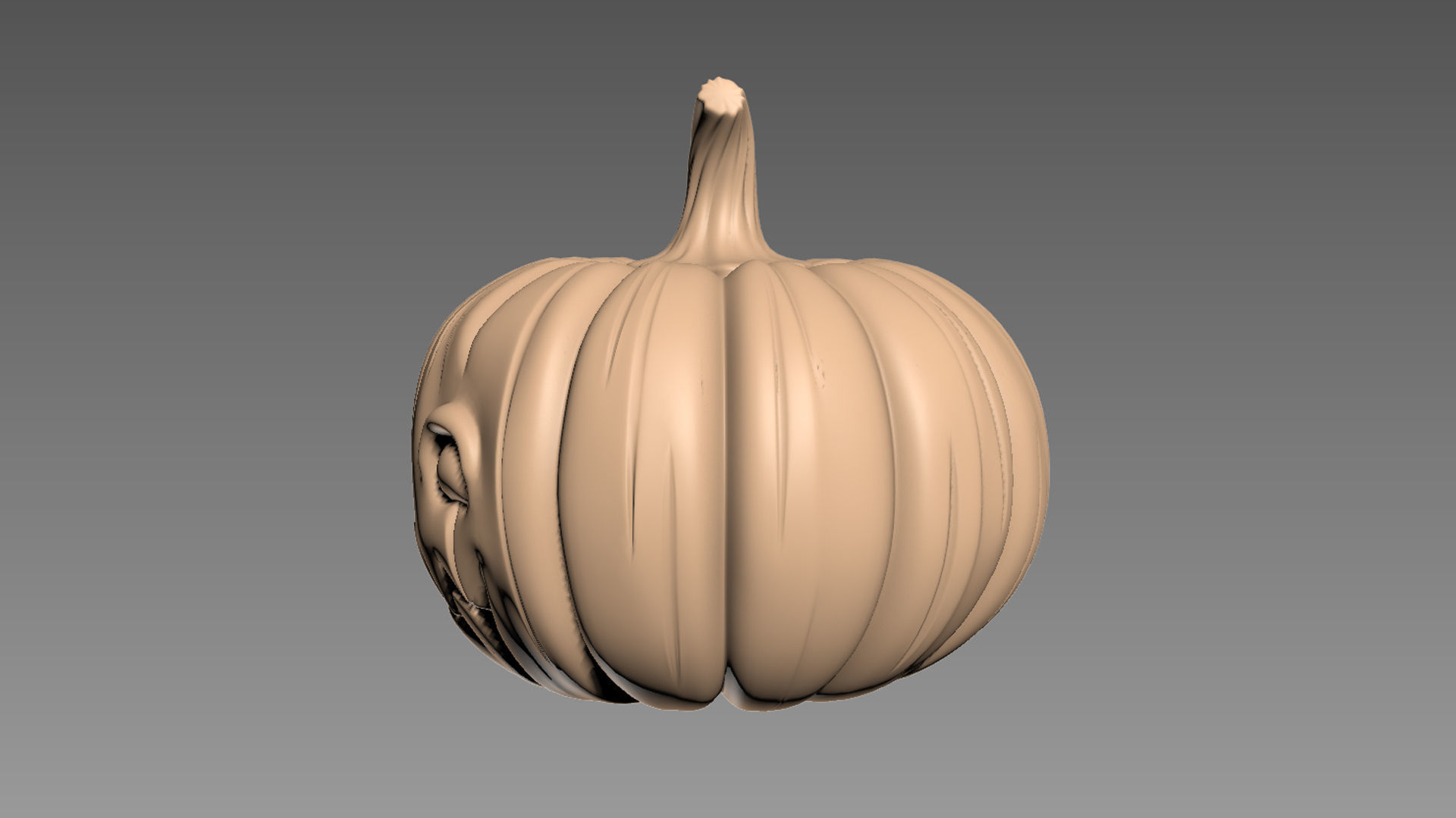 Pumpkin Halloween 3D print model_5