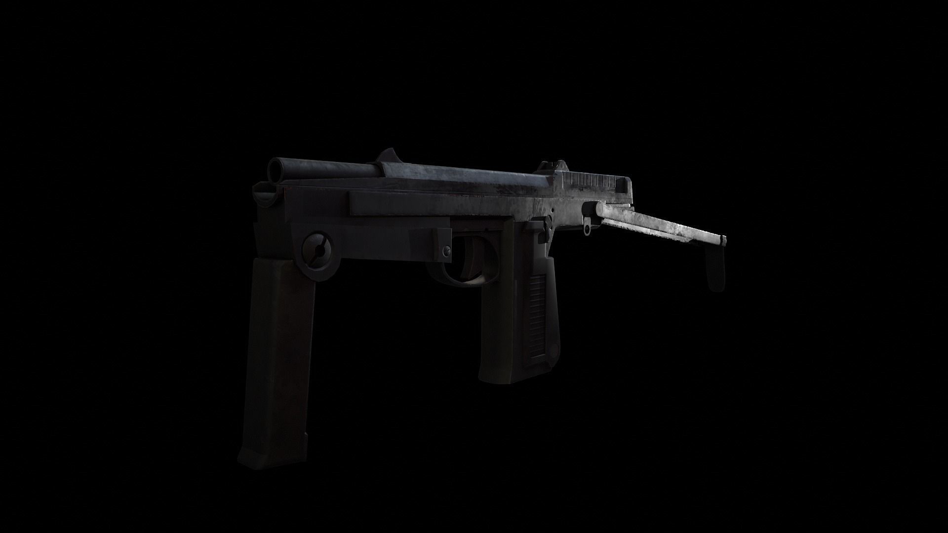 PM 63 RAK Low-poly 3D model_1