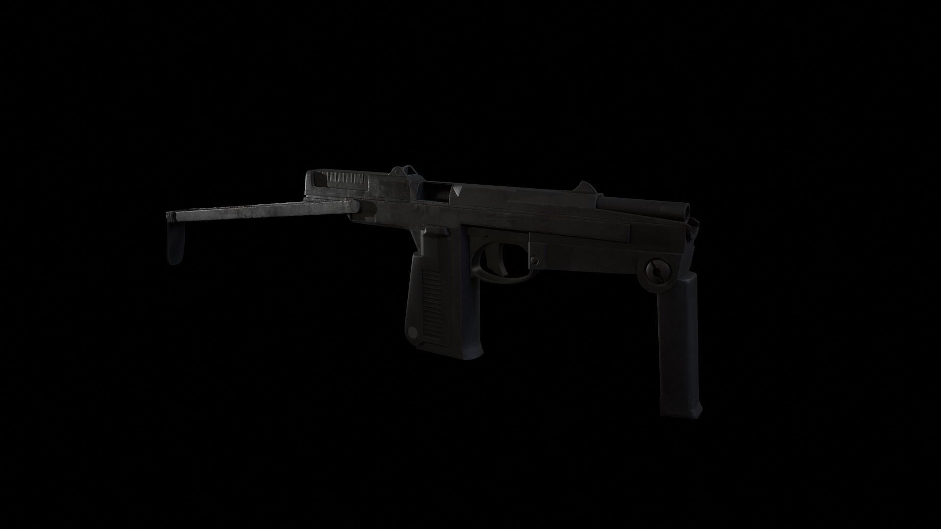 PM 63 RAK Low-poly 3D model_5