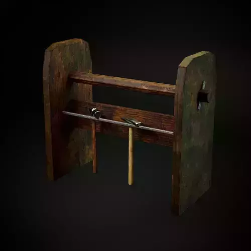 Medieval Blacksmith Tool Rack