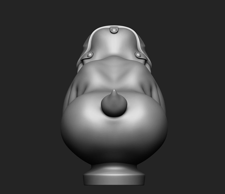 Duck in Jason Mask figurine from the movie Death Proof 2007 3D print model_10