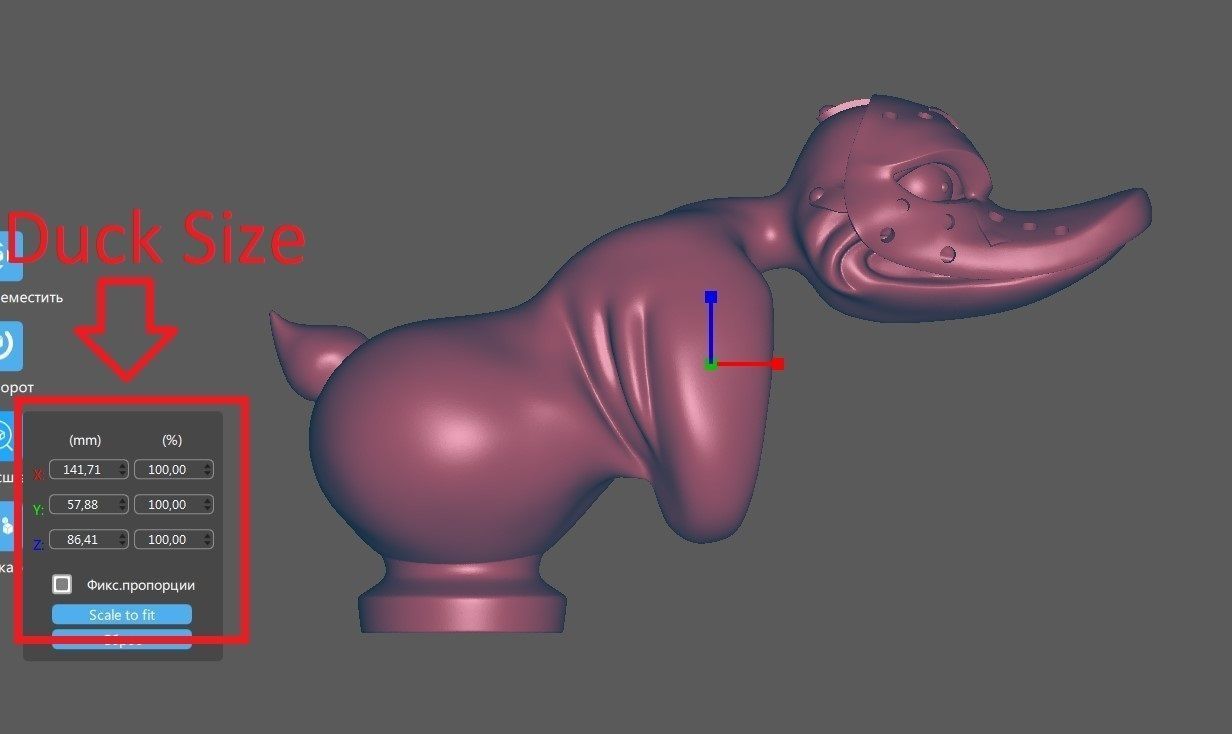 Duck in Jason Mask figurine from the movie Death Proof 2007 3D print model_11