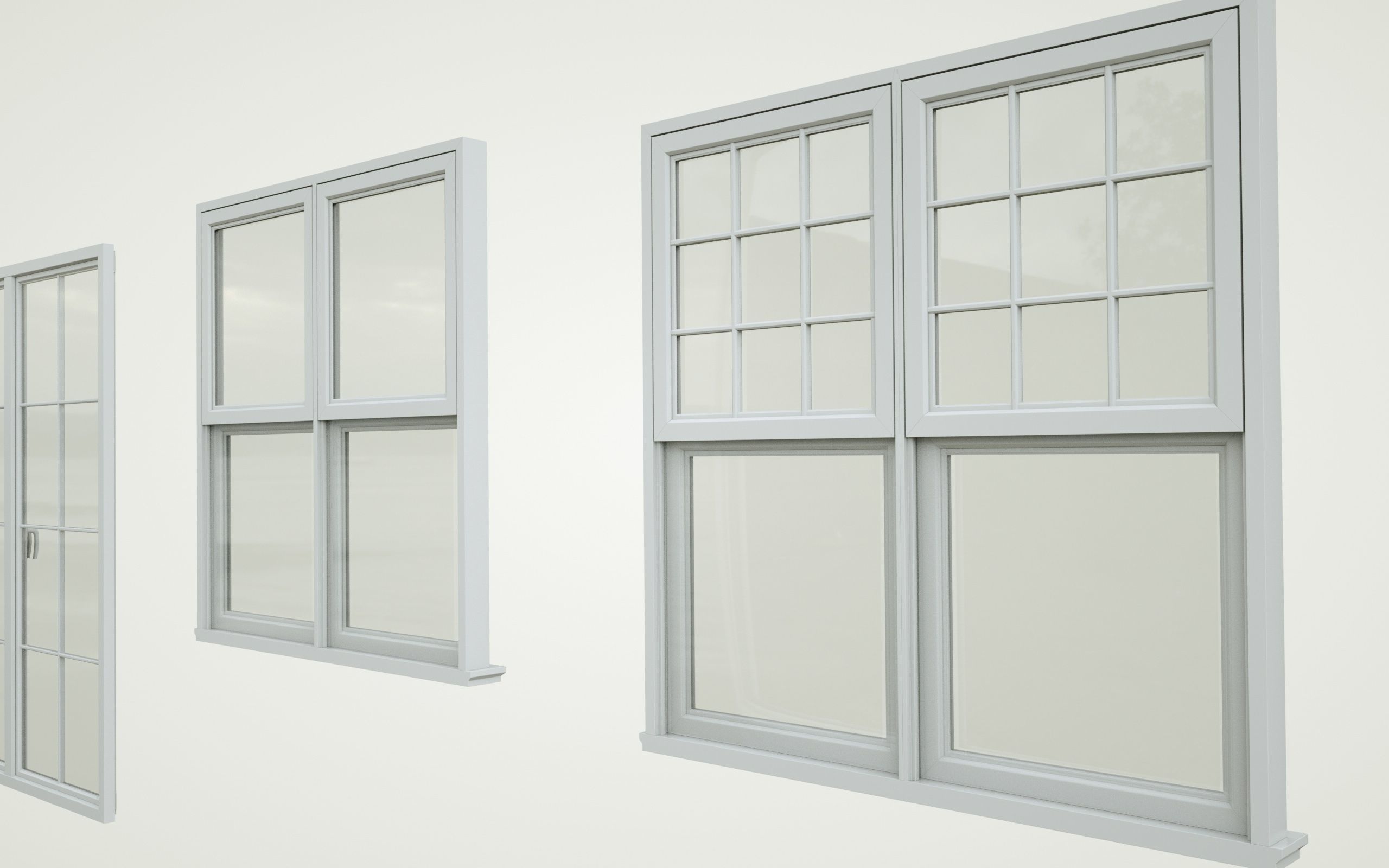low-poly windows pack Low-poly 3D model_6