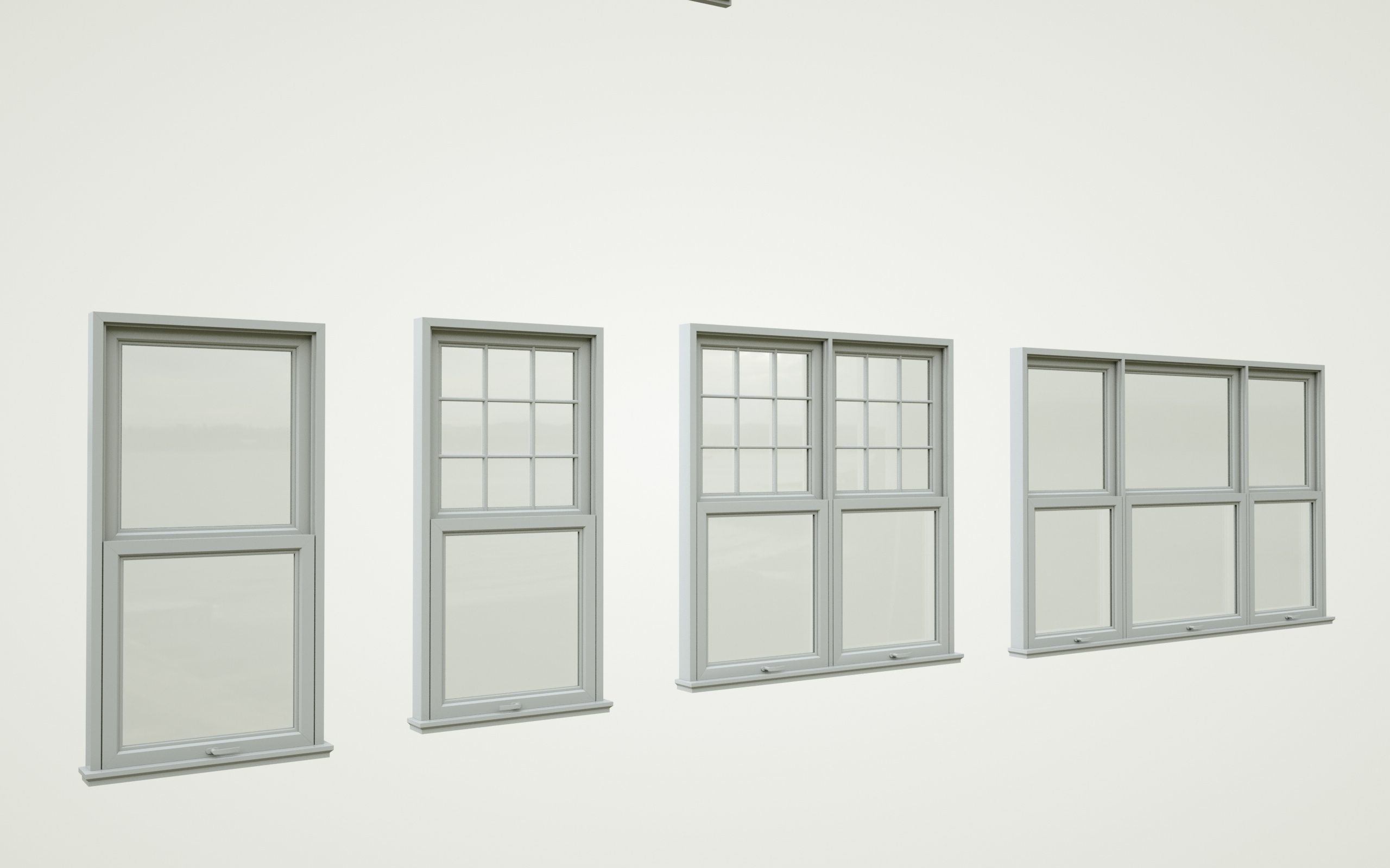 low-poly windows pack Low-poly 3D model_9