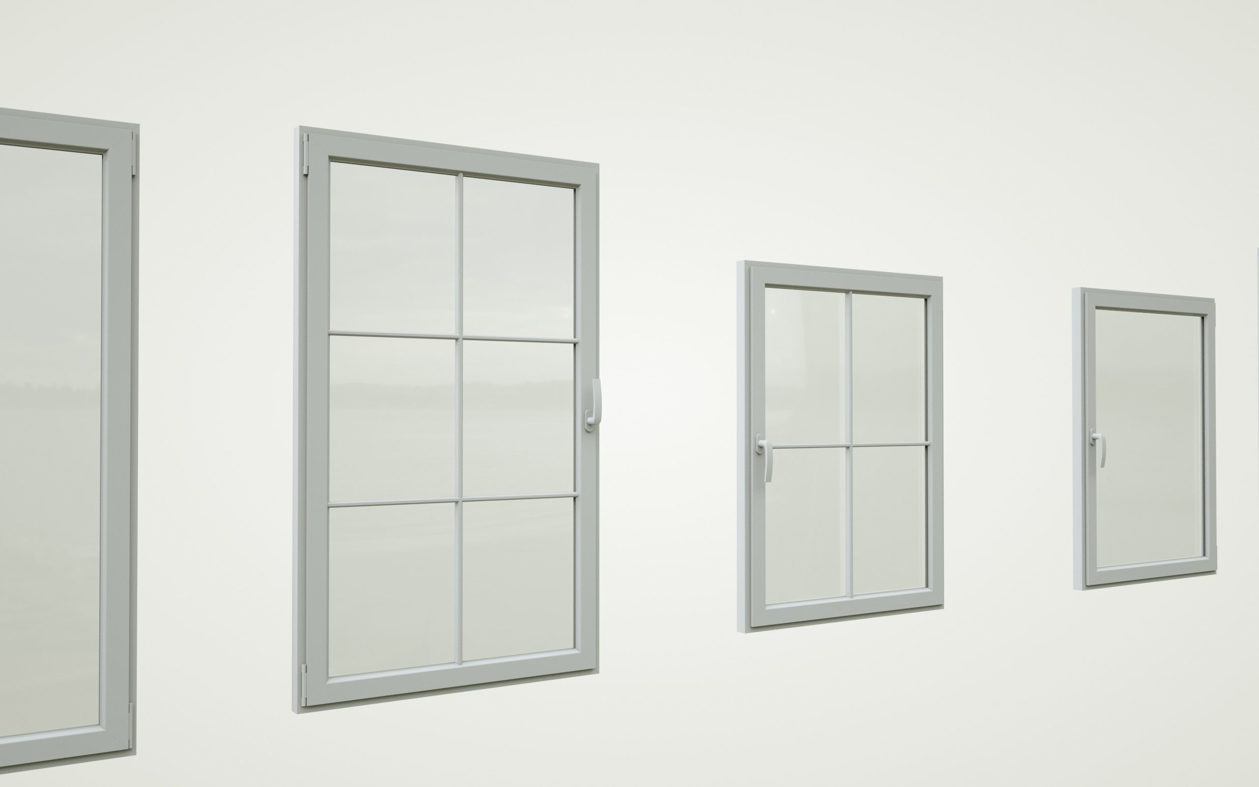 low-poly windows pack Low-poly 3D model_13