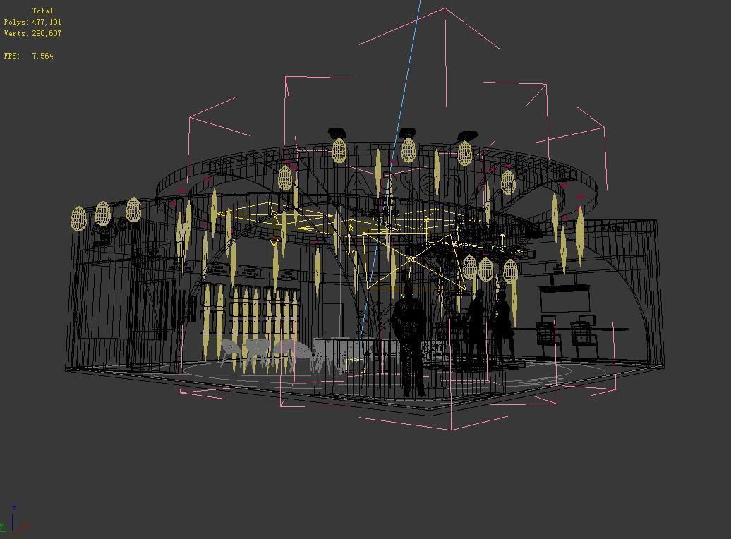 Exhibition - Area - 12X12-3DMAX2011-71 3D model_1
