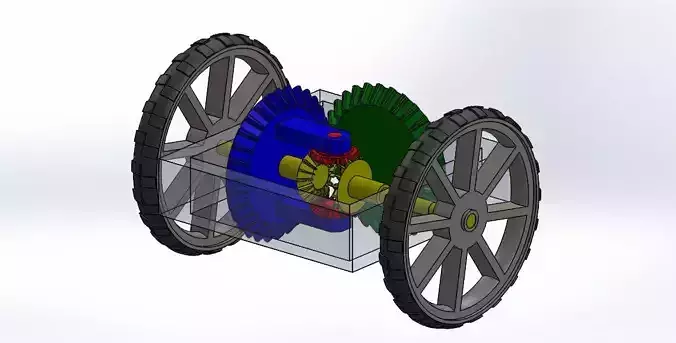 Differential gear set 