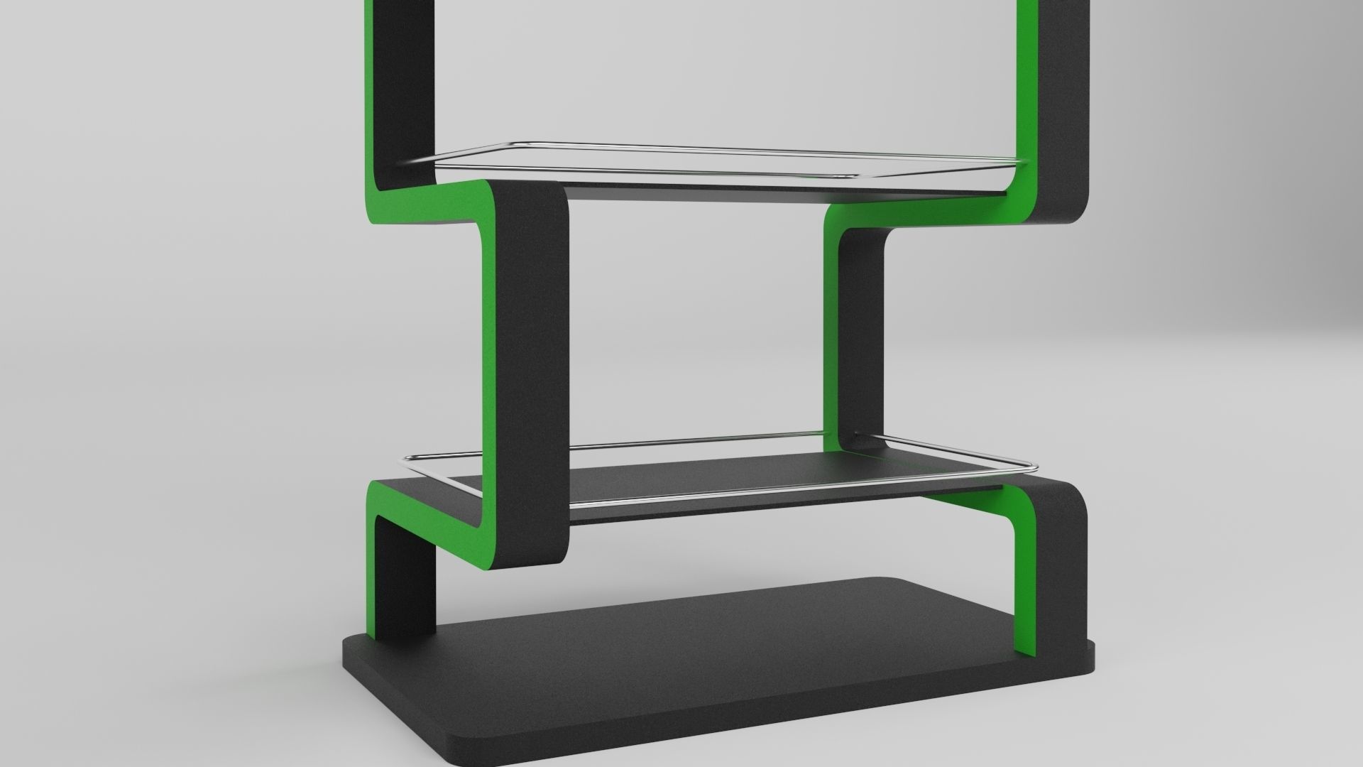 Shelves Display 3D model_3