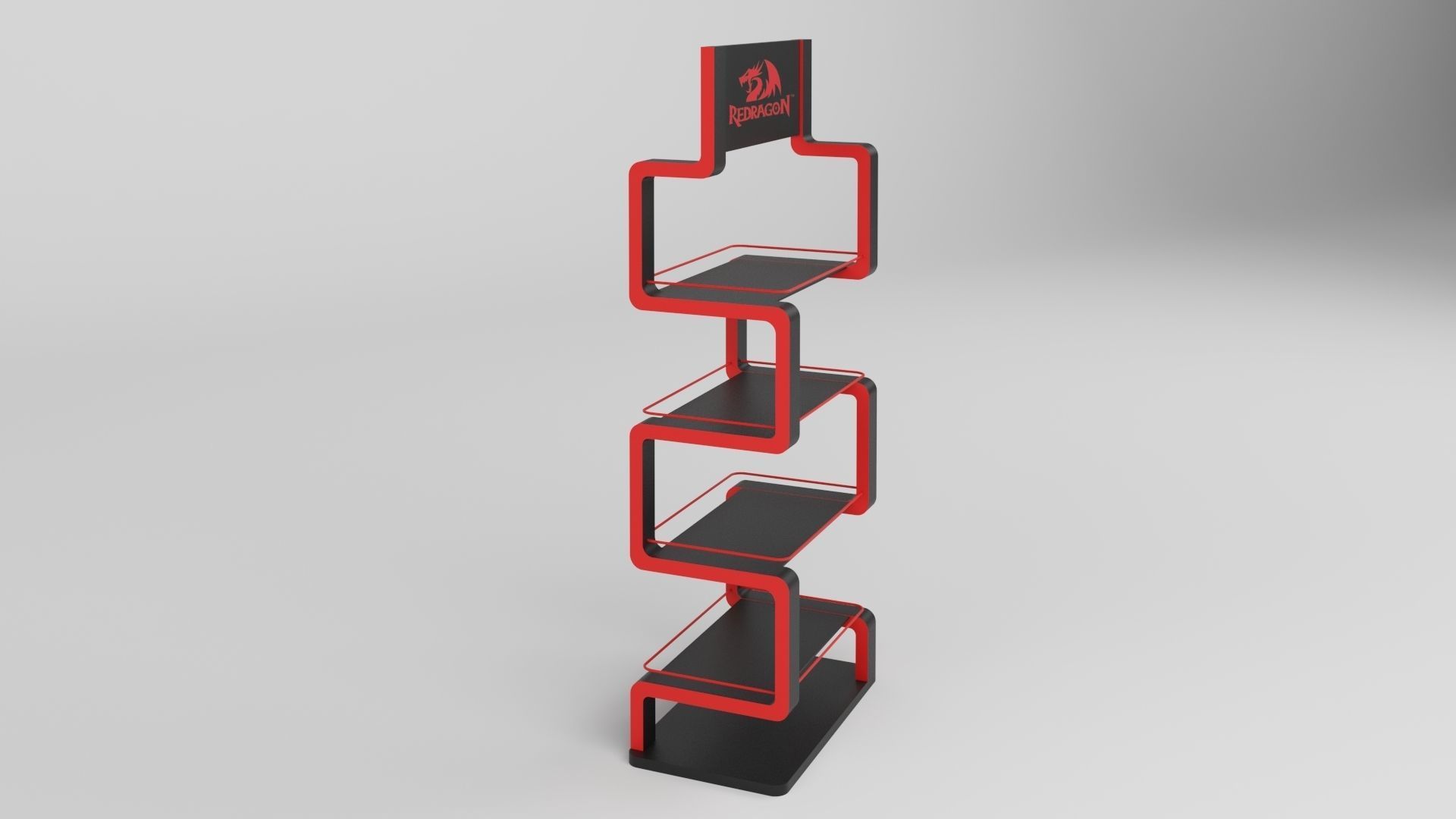 Shelves Display 3D model_4