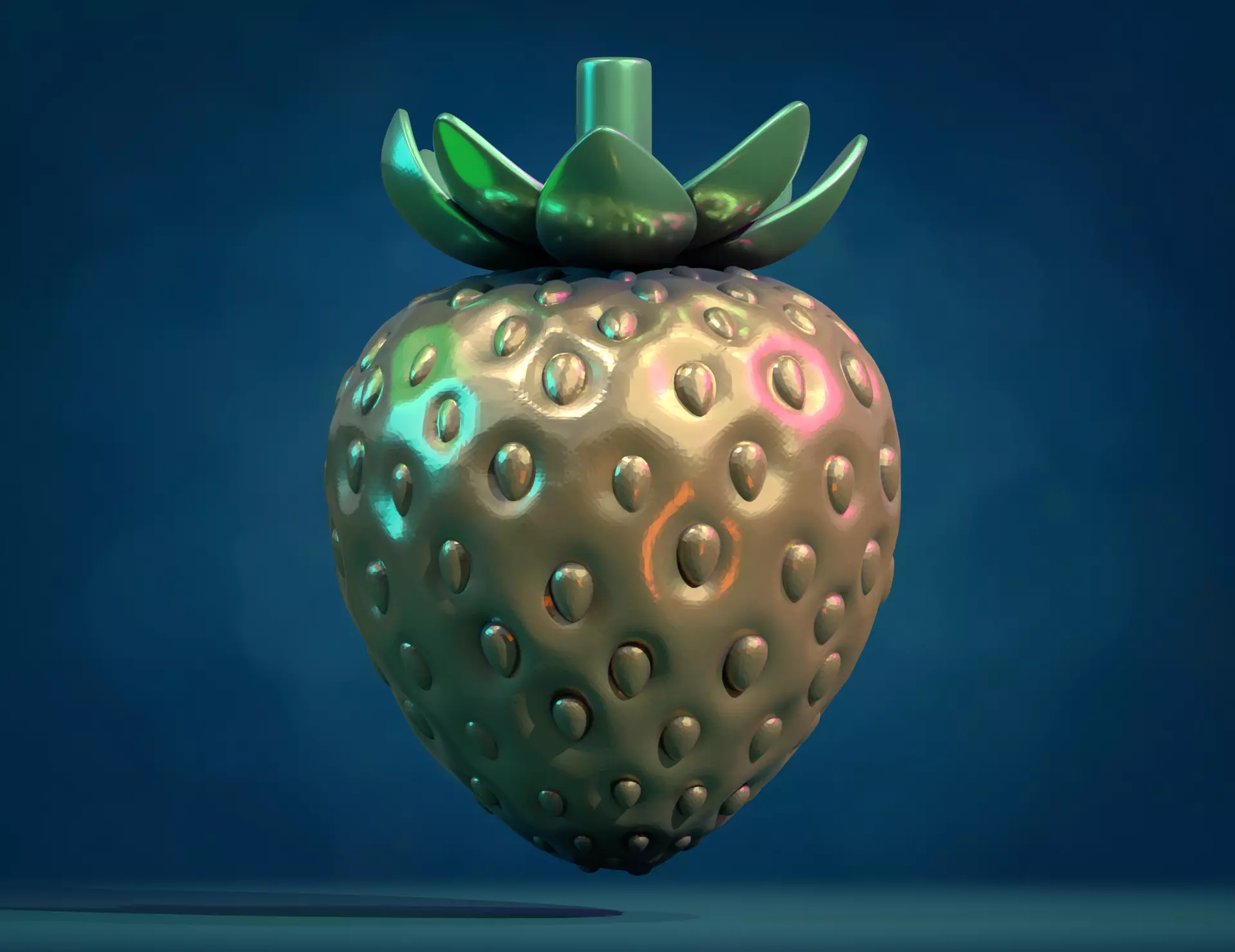 Strawberry 3D print model_0