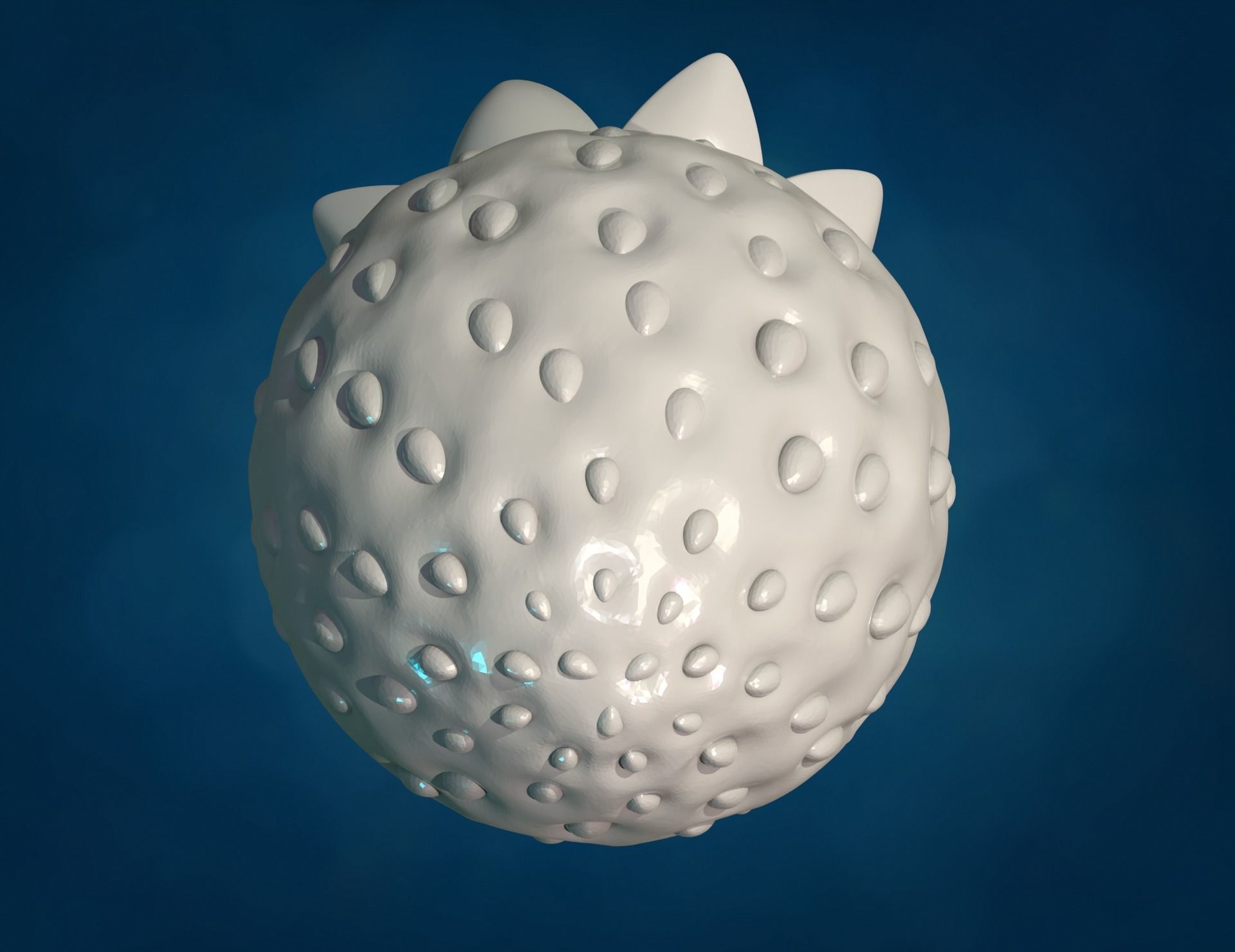 Strawberry 3D print model_8