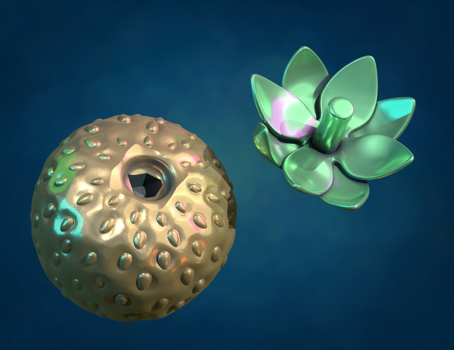 Strawberry 3D print model_4